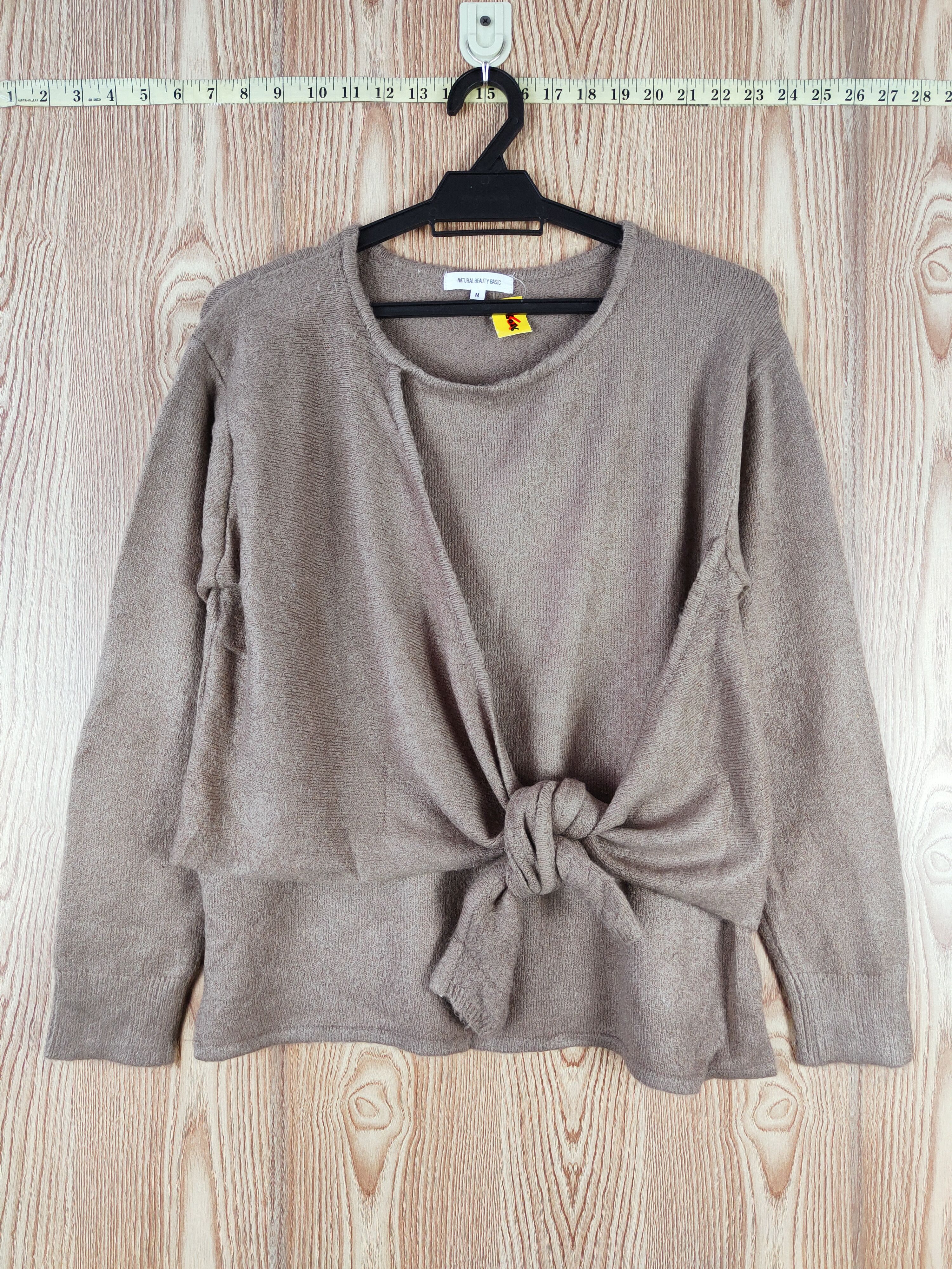 Homespun Knitwear × Japanese Brand × Vintage Natural Beauty Basic Brown Knitwear Sweatshirts #W363 Size M / US 6-8 / IT 42-44 - 1 Thumbnail