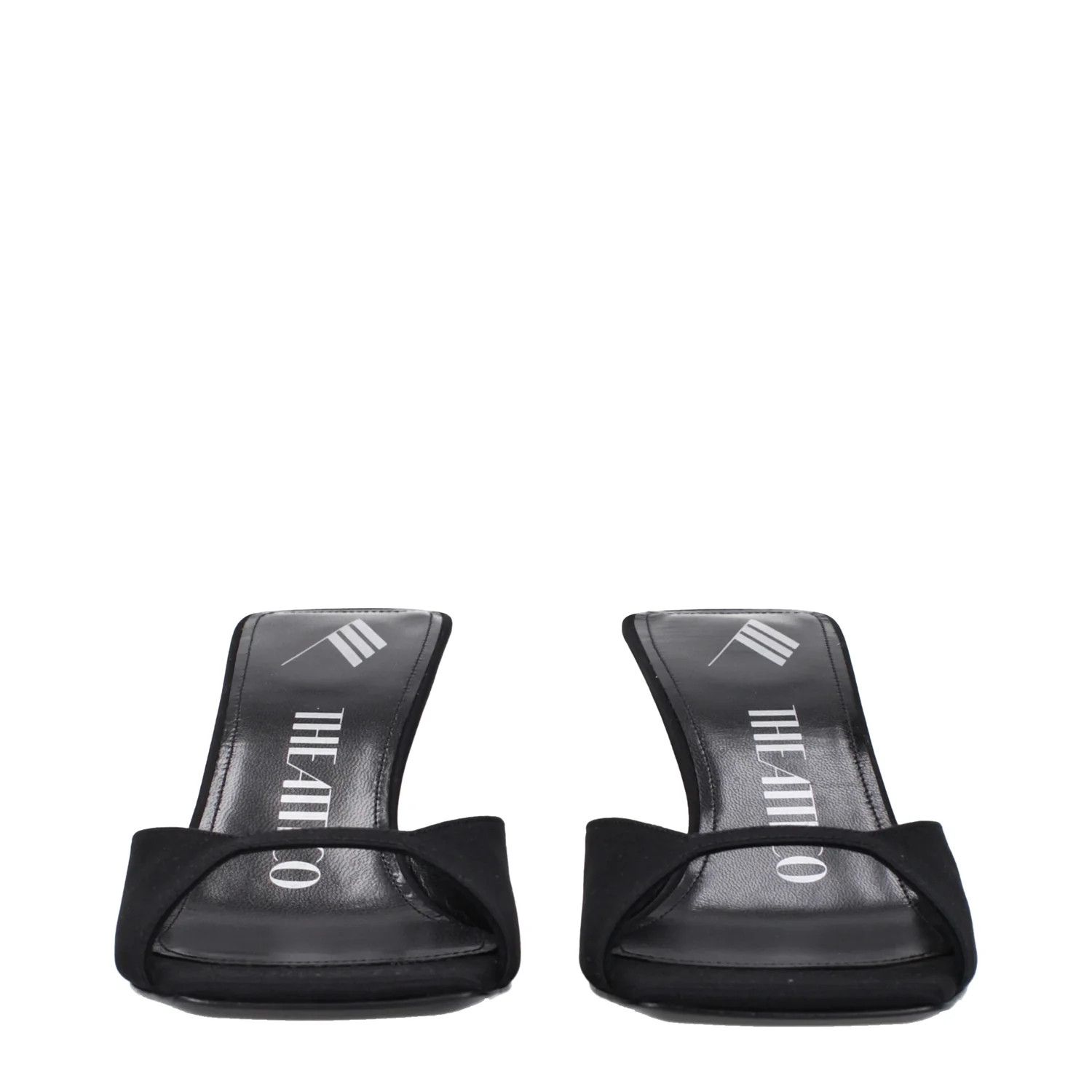 The Attico ob1o1e1224 Satin Sandals in Black Size US 6 / IT 36 - 3 Thumbnail