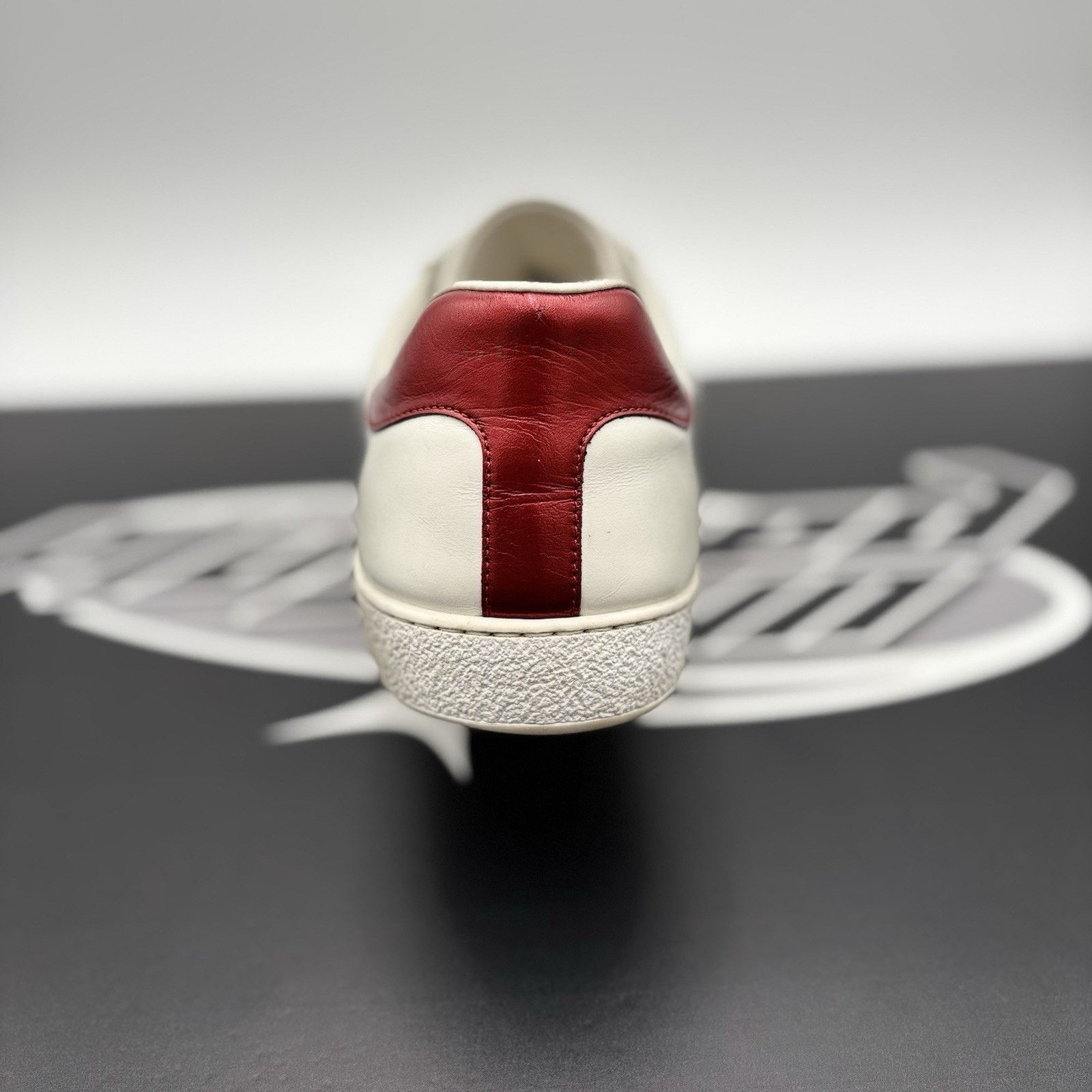 Gucci (11.5 US) - Gucci Ace Gucci Stripe ‘ White, Red ‘ Size US 11.5 / EU 44-45 - 12 Thumbnail