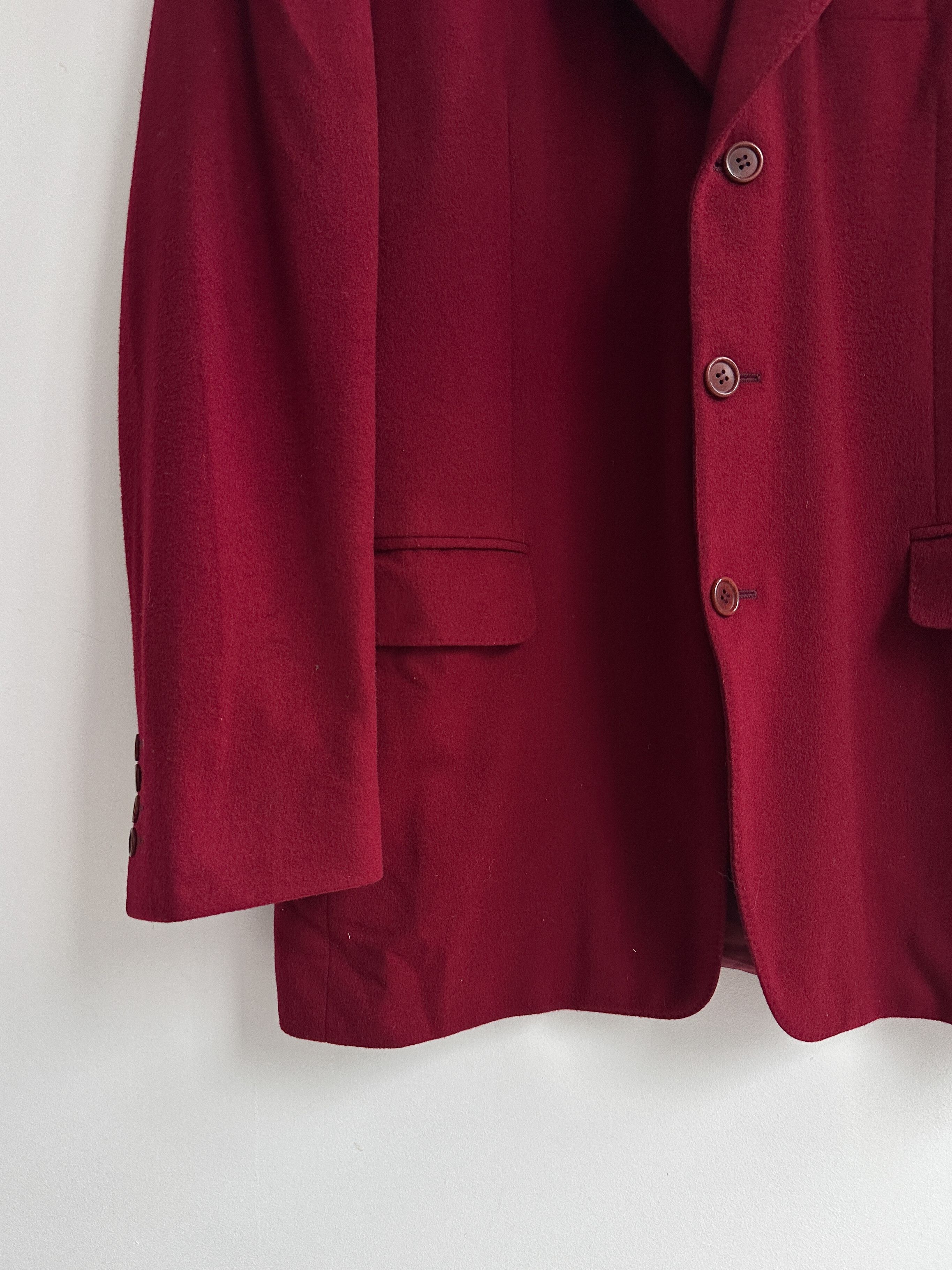 Canali Canali Red Blazer Size 50R - 5 Thumbnail