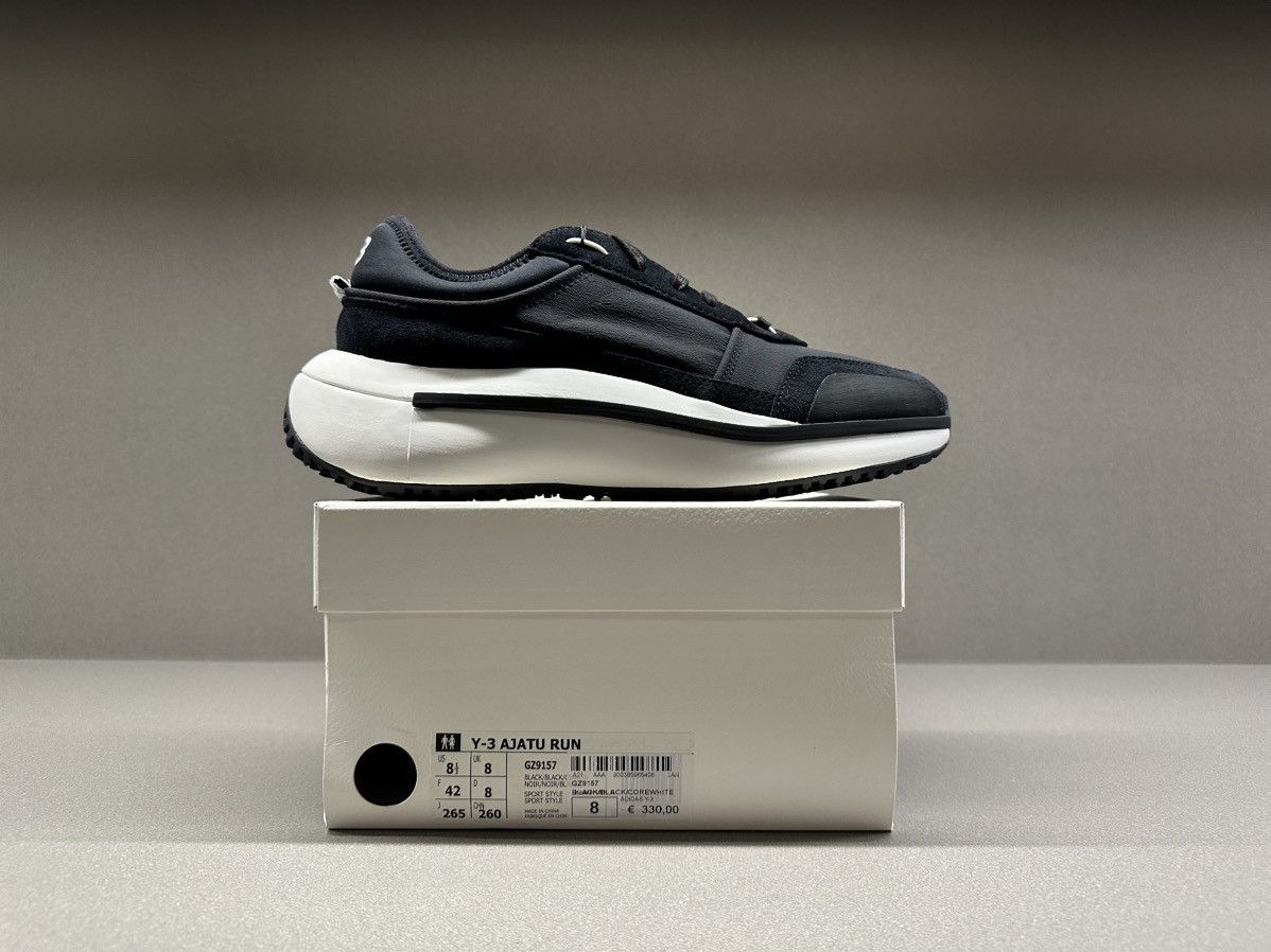 Adidas × Y-3 Adidas Y-3 Ajatu Run Black White Size US 8.5 / EU 41-42 - 4 Thumbnail