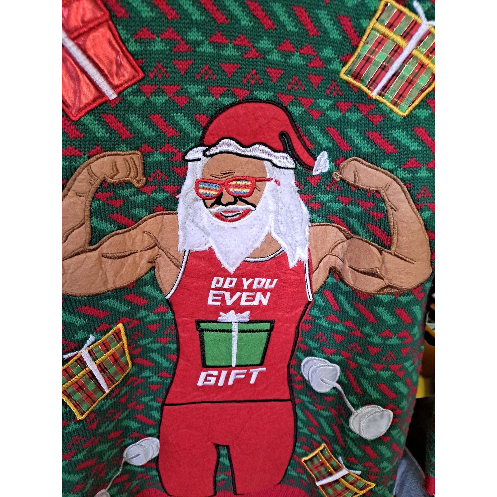 Other Blizzard Bay Christmas Sweater Muscle Santa Do You Even Gift Size US S / EU 44-46 / 1 - 2 Thumbnail