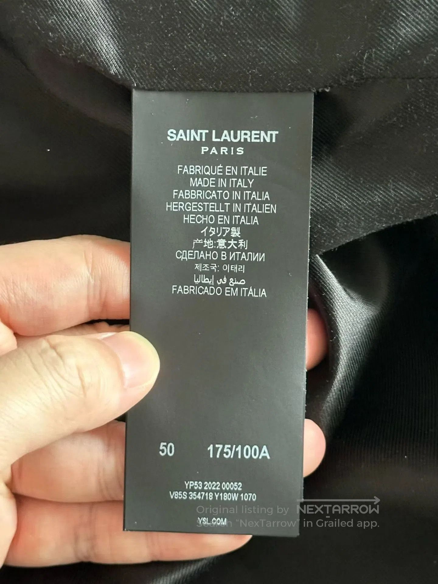 Saint Laurent Paris Saint Laurent Paris Baseball Jacket. Size US M / EU 48-50 / 2 - 4 Thumbnail