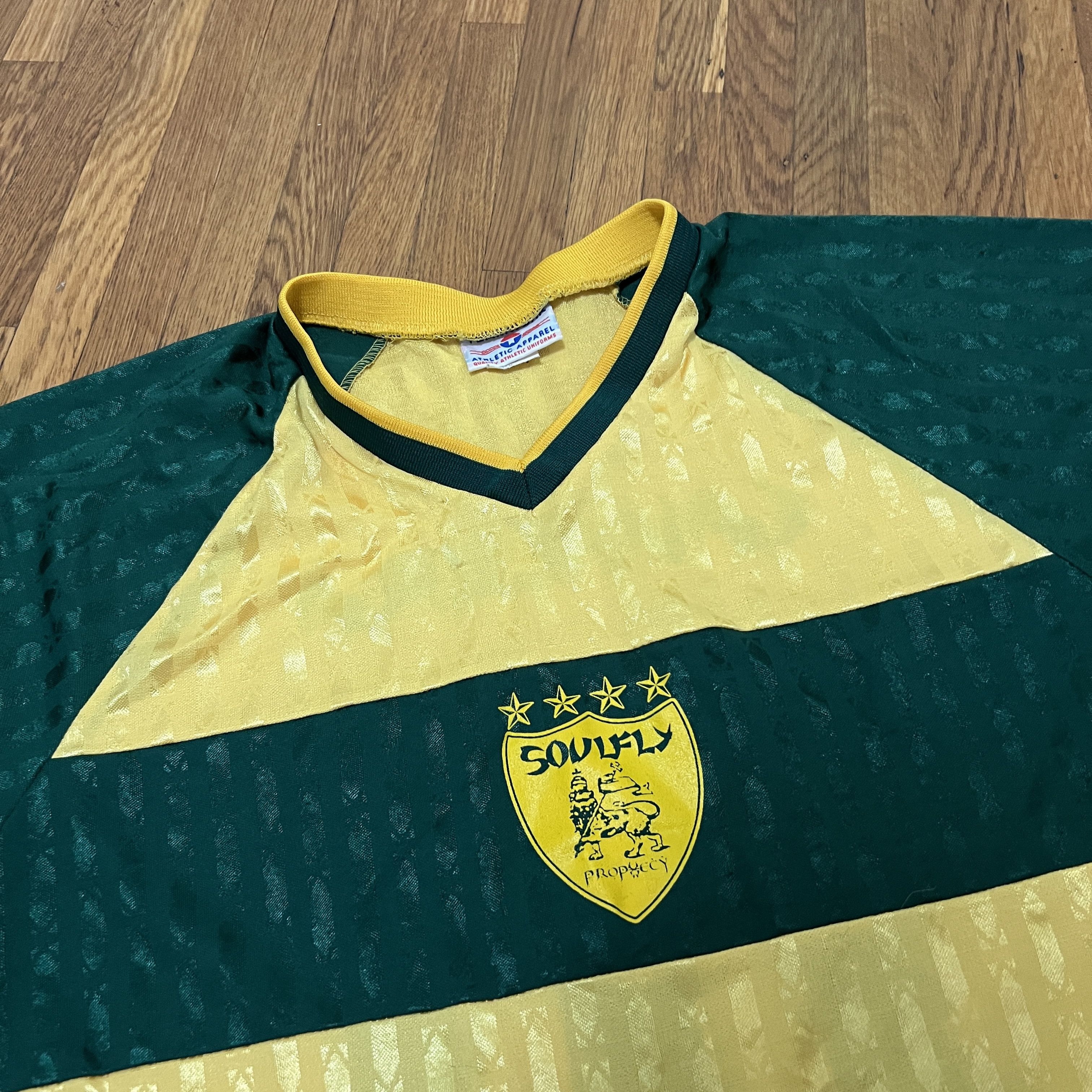 Other Vintage Soulfly Prophecy Soccer Jersey - Men's Large Size US L / EU 52-54 / 3 - 3 Thumbnail