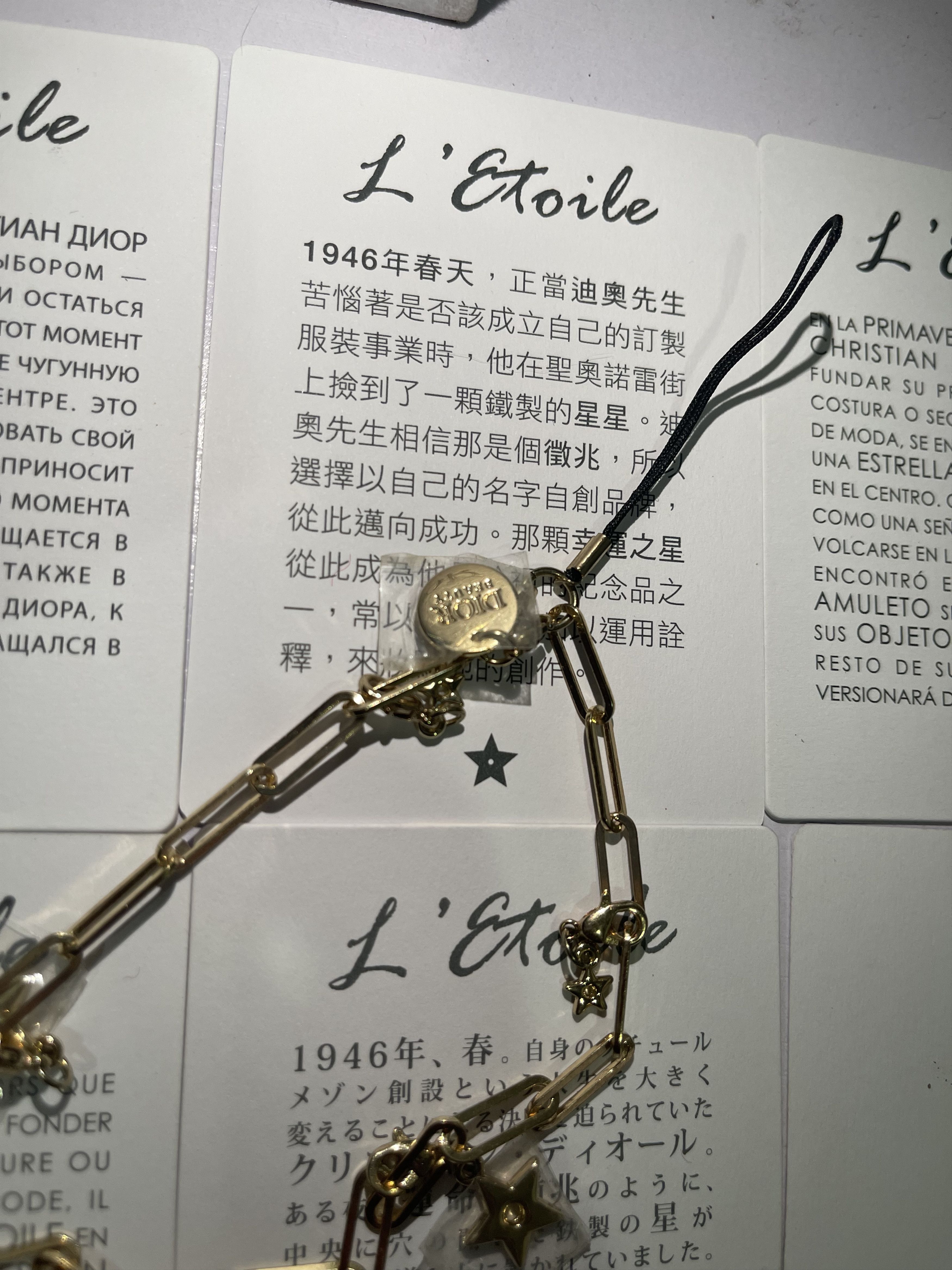 Dior Dior Phone Charm & Mini Necklace Size ONE SIZE - 4 Thumbnail