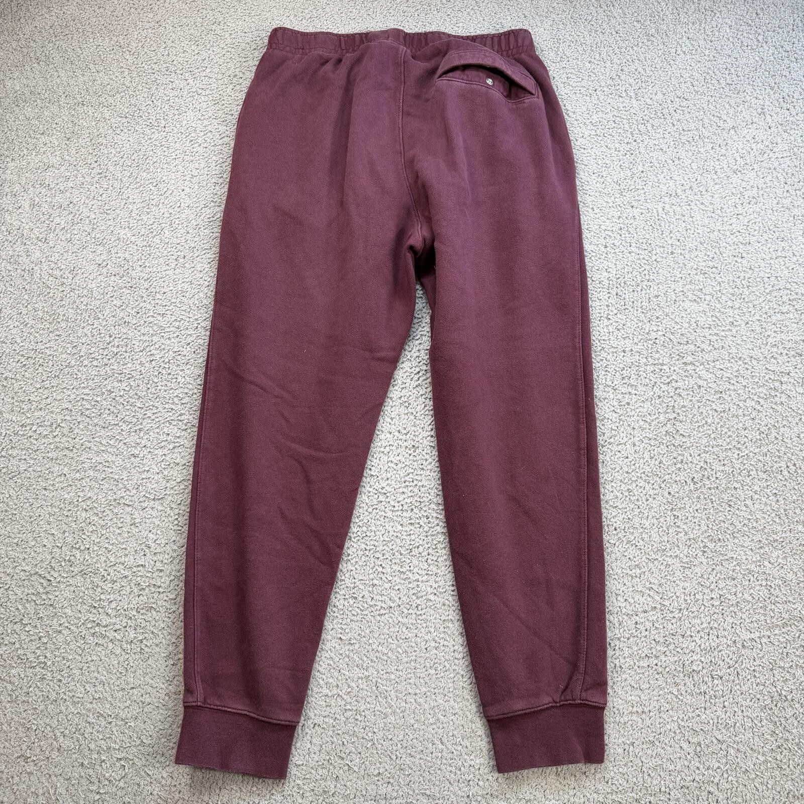 Nike Nike Club Fleece Jogger Sweatpants Burgundy Maroon Mens M Size US 32 / EU 48 - 2 Thumbnail