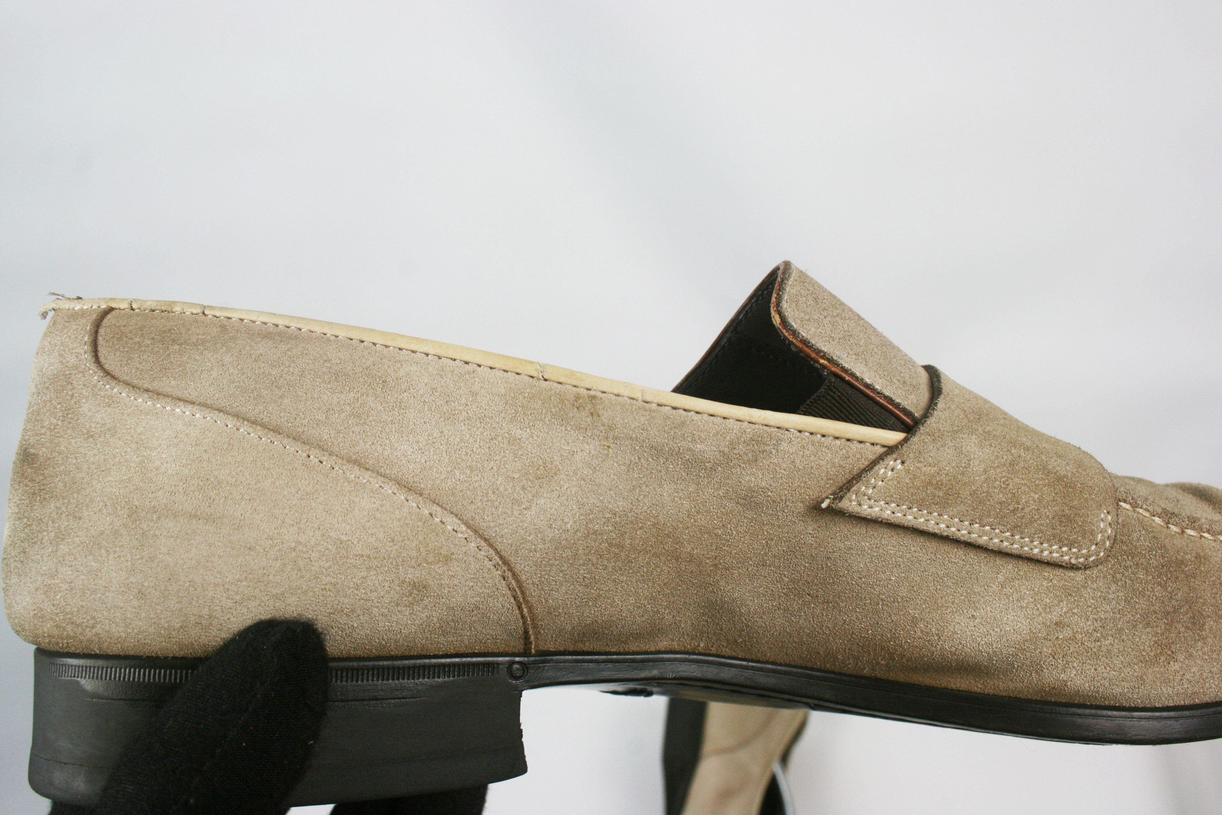 Santoni Carlo Suede Loafers Size US 11 / EU 44 - 12 Thumbnail