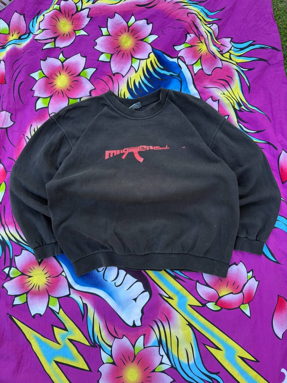 Band Tees × Rap Tees West Berlin Vintage Rap Hip Hop sweater AK-47 Size XXL Size US XL / EU 56 / 4 - 1 Thumbnail