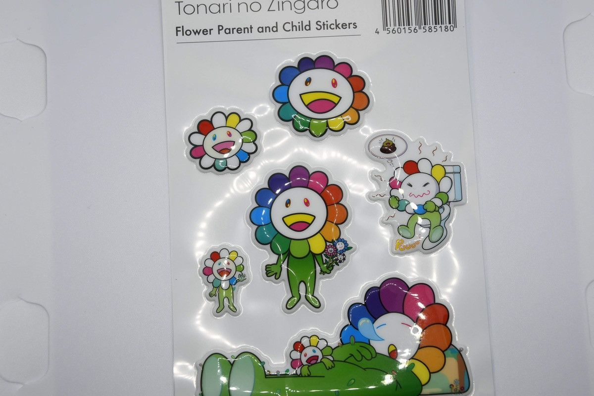 Takashi Murakami Flower Parents and Child shops Stickers