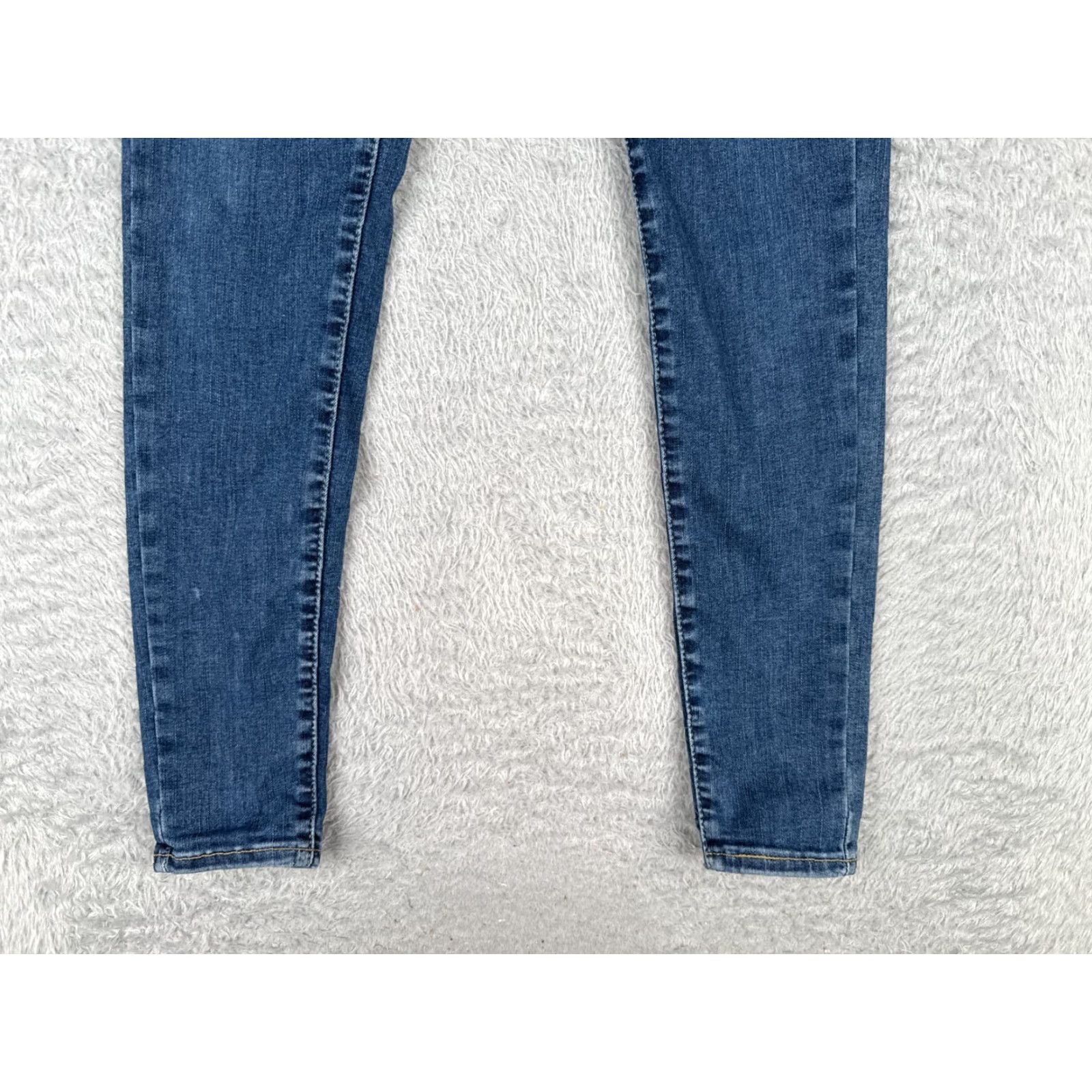 Levi's Levi's Women's Jeans 26 Blue Mile High Super Skinny Denim 23x28 Retro Size 26" / US 2 / IT 38 - 2 Thumbnail