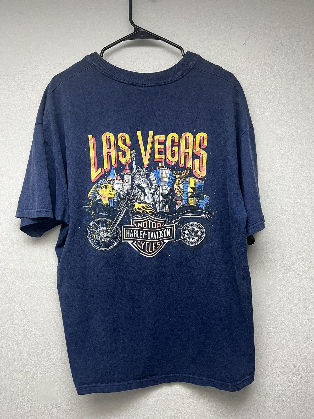 Harley Davidson Harley Davidson Las Vegas Raw Power Lightning Gear Tshirt Size US XL / EU 56 / 4 - 5 Thumbnail