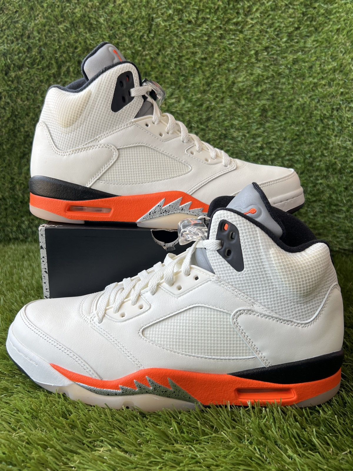 Pre-owned Jordan Nike Jordan 5 Shattered Backboard Shoes In Orange