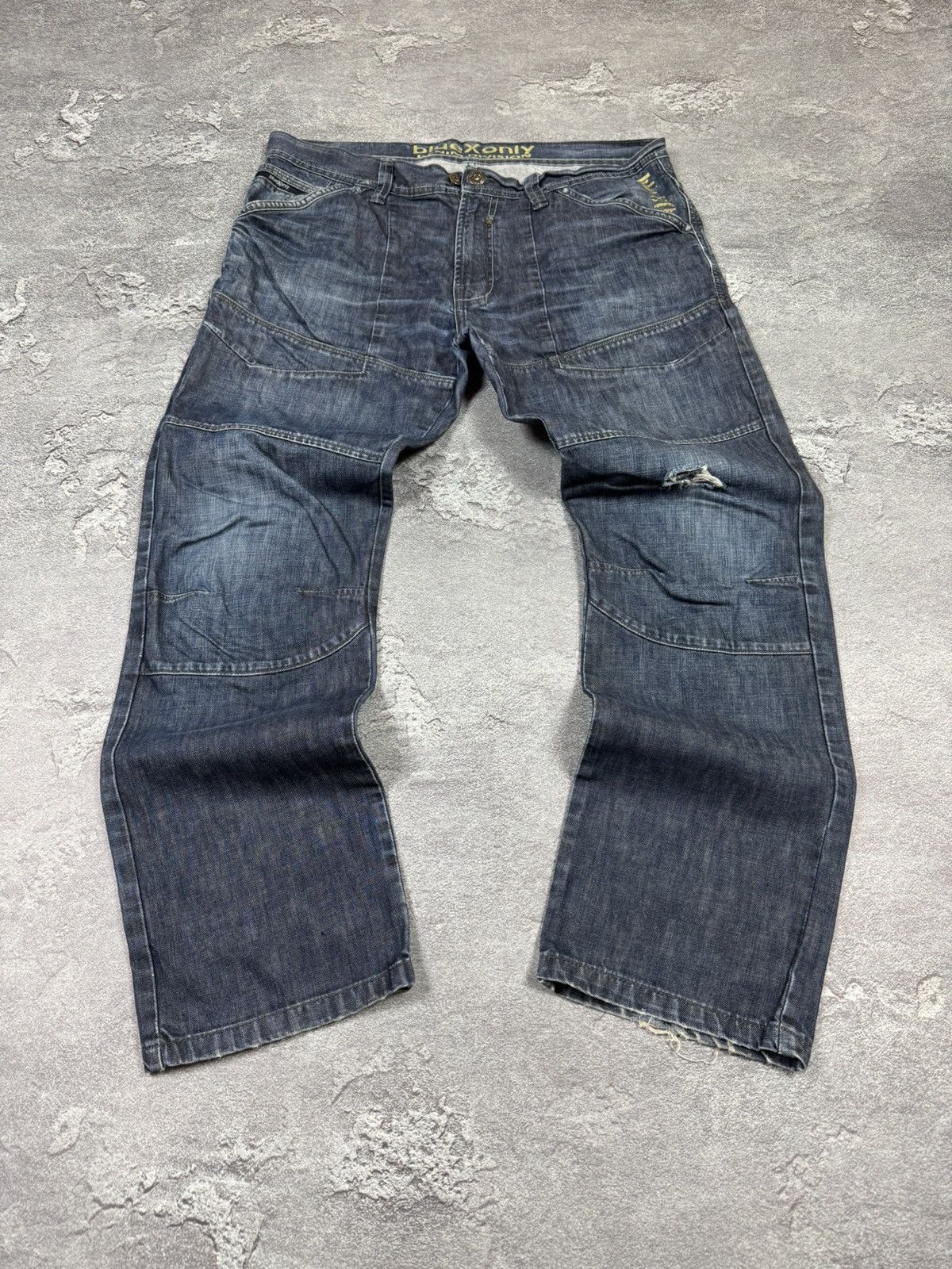 Hysteric Glamour × If Six Was Nine Dirty pants Faded Crash denim 