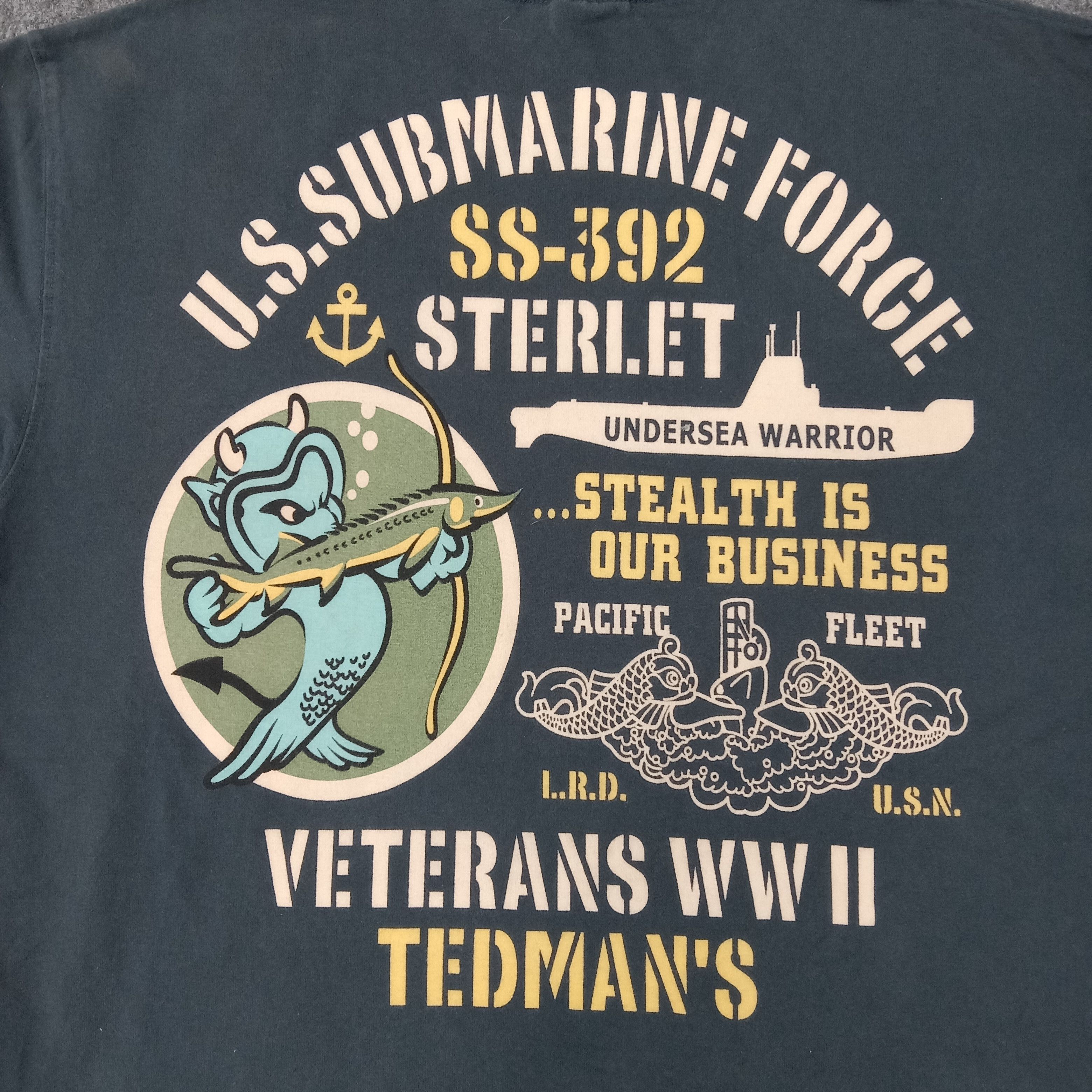 Vintage Ted Company U.S. Submarine Force Promo Tshirt Size US L / EU 52-54 / 3 - 6 Thumbnail