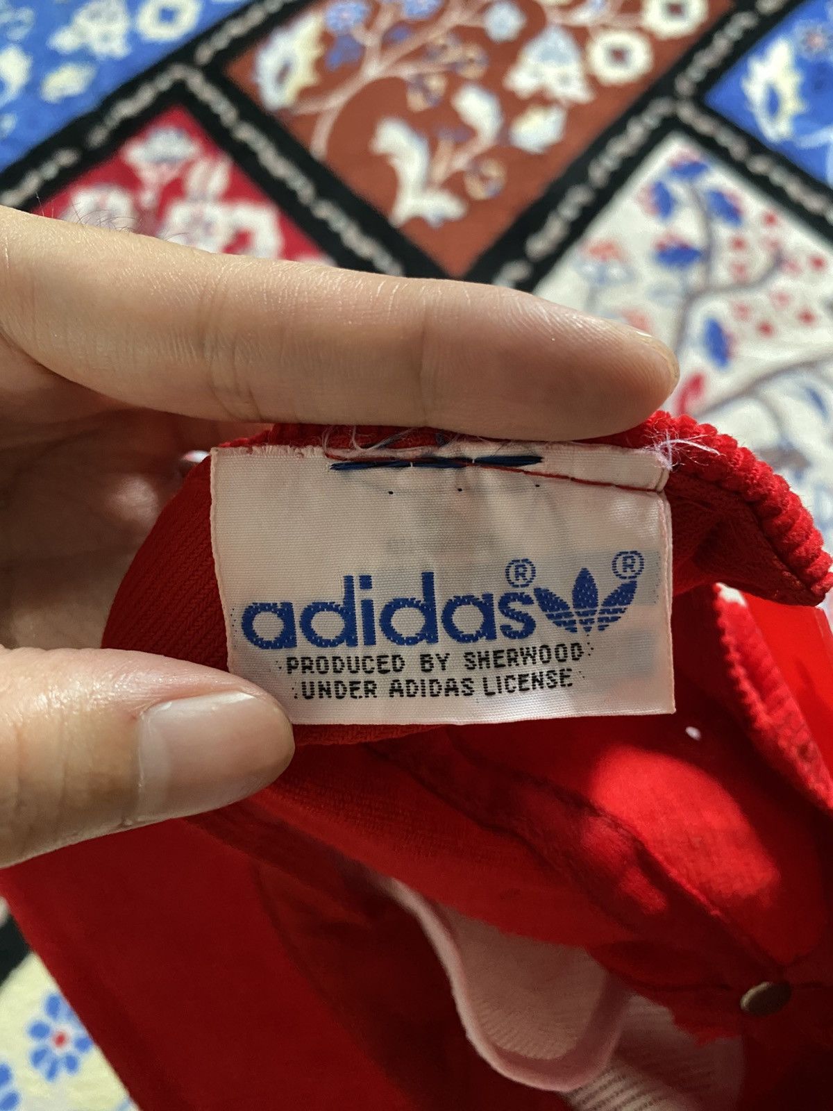Adidas Vintage 80s Adidas Corduroy Snapback Hat Size ONE SIZE - 4 Thumbnail