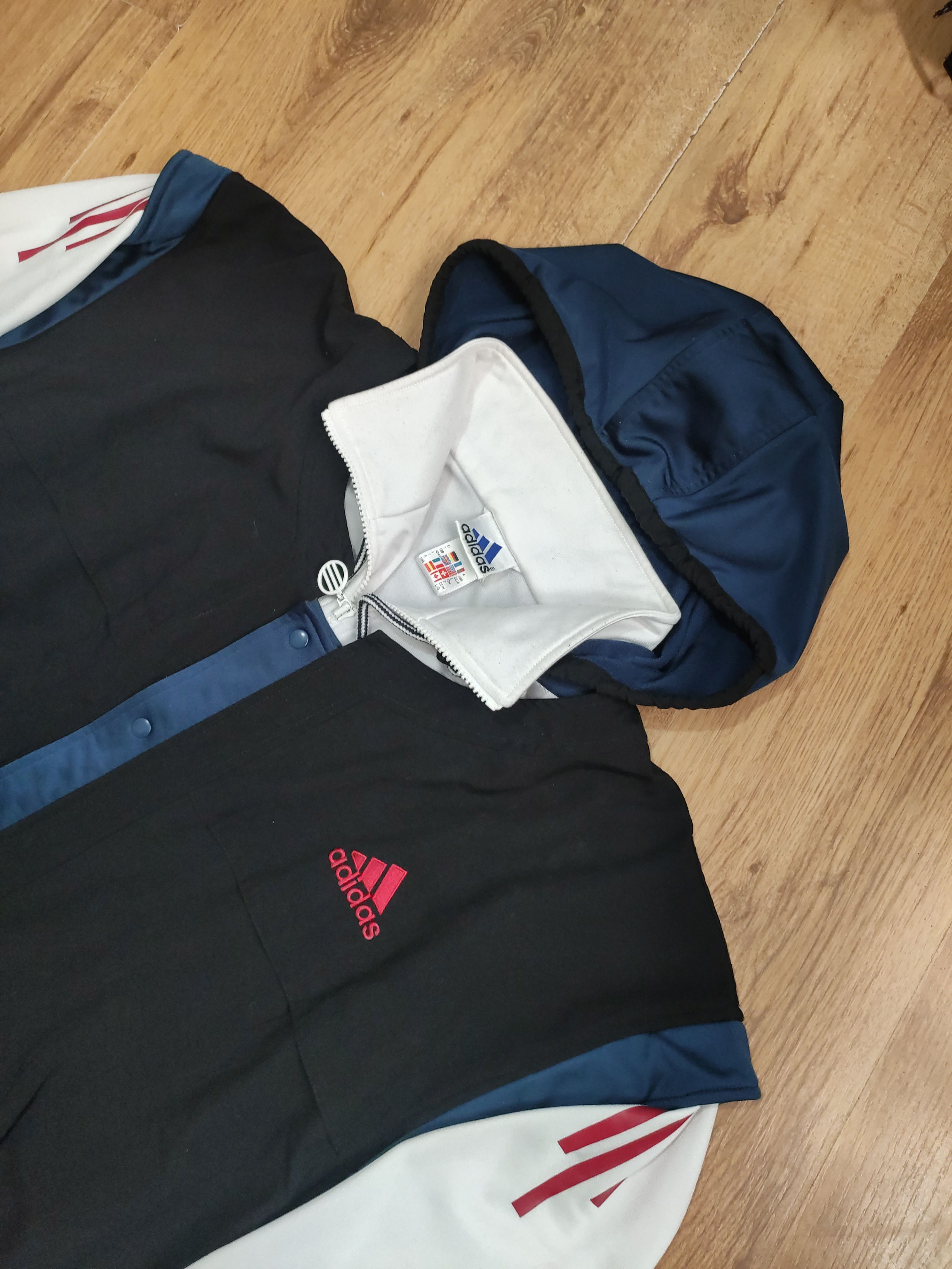 Adidas × Vintage Men's vintage 90s Adidas Track Jacket size Large Size US L / EU 52-54 / 3 - 5 Thumbnail