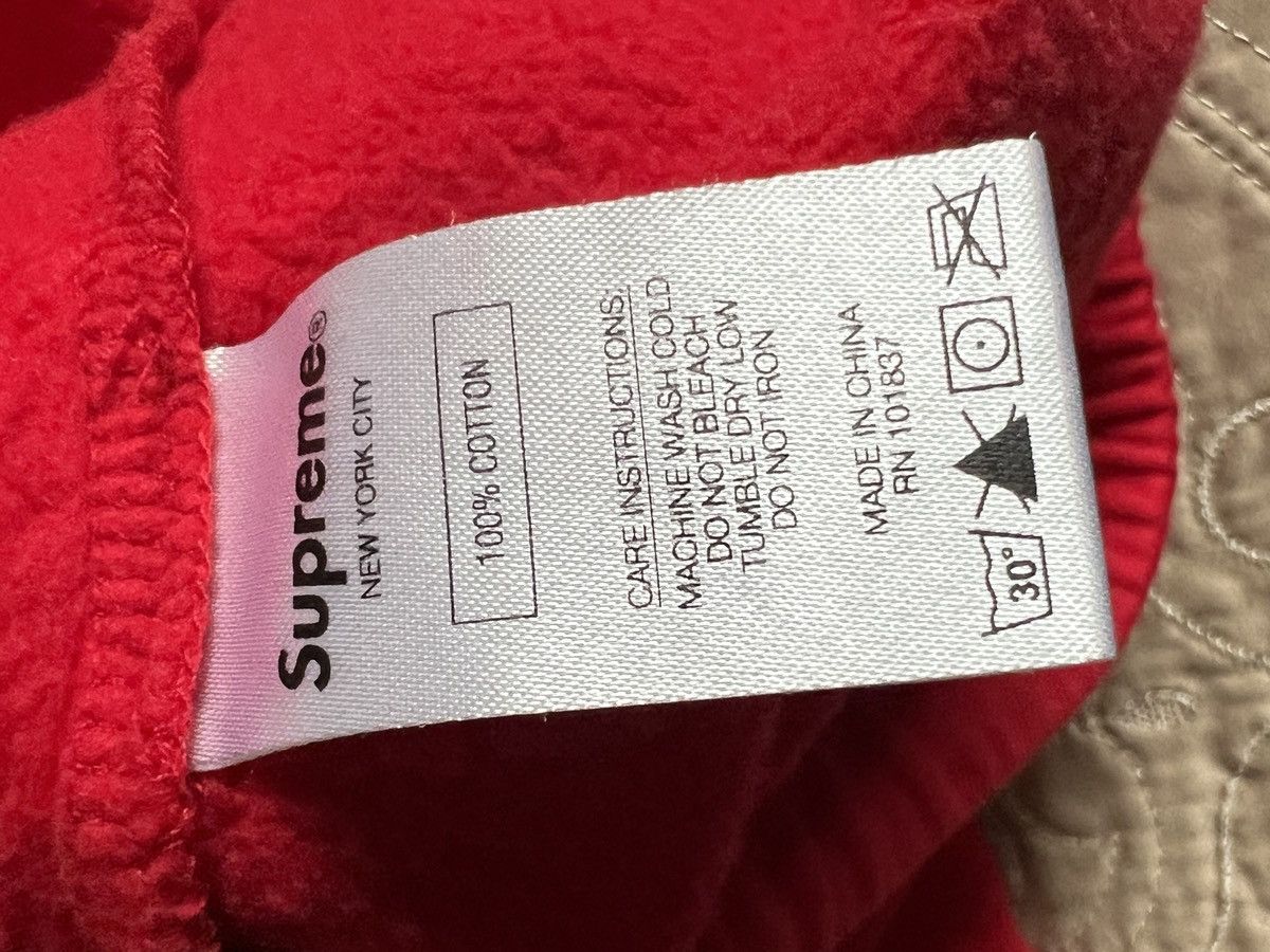 Supreme Supreme Set In Logo Sweatpants Red Medium Size US 32 / EU 48 - 5 Thumbnail