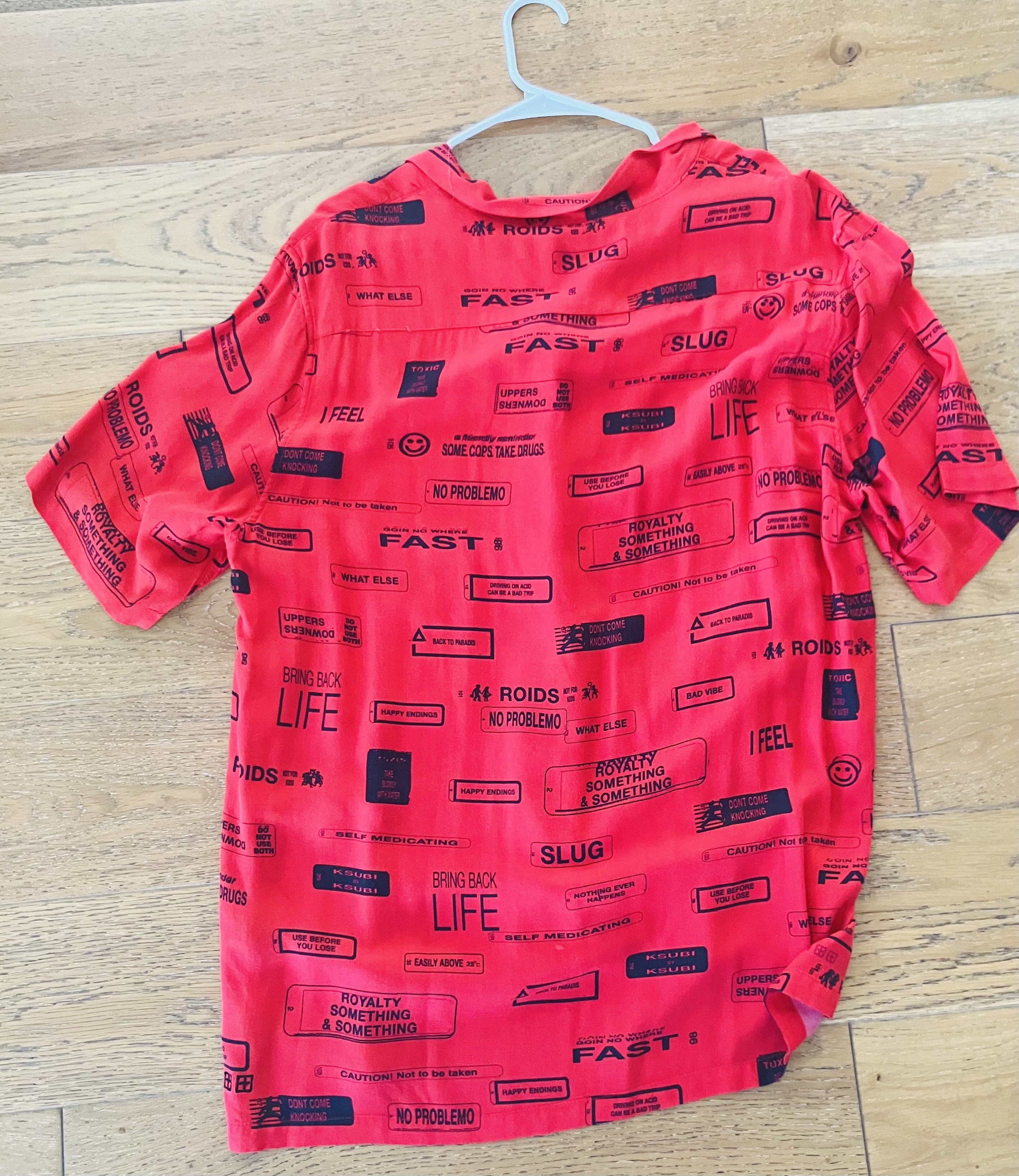 Ksubi Ksubi Resort Shirt Nitro Men’s Short-Sleeve Button-Up Size US XXL / EU 58 / 5 - 2 Thumbnail