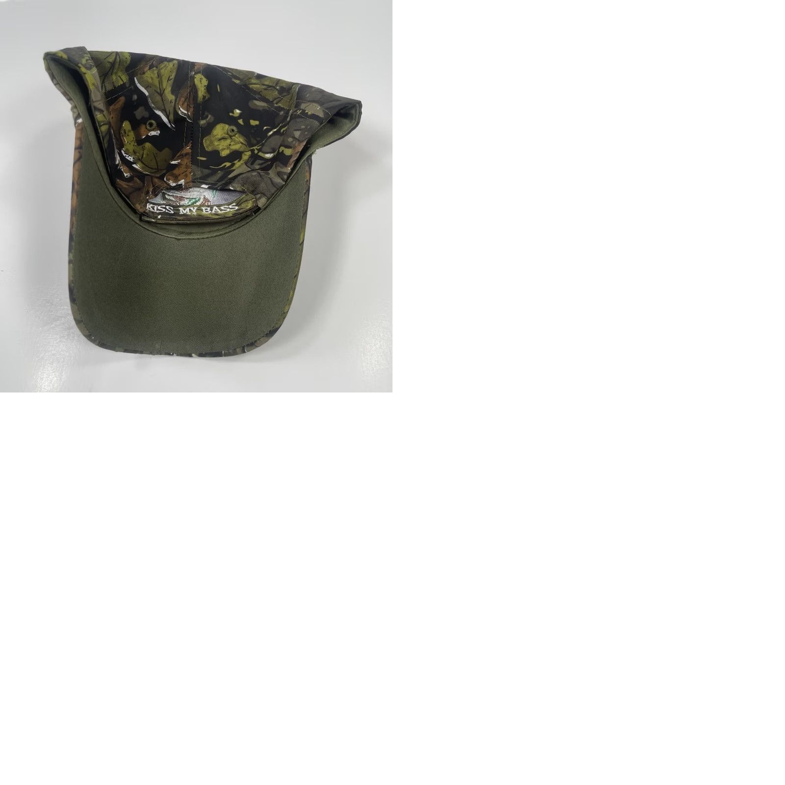 Vintage Unbranded Hat Adult Camouflage Adjustable StrapBack Cap Kiss My Bass Fishing - Vintage Size ONE SIZE - 9 Thumbnail