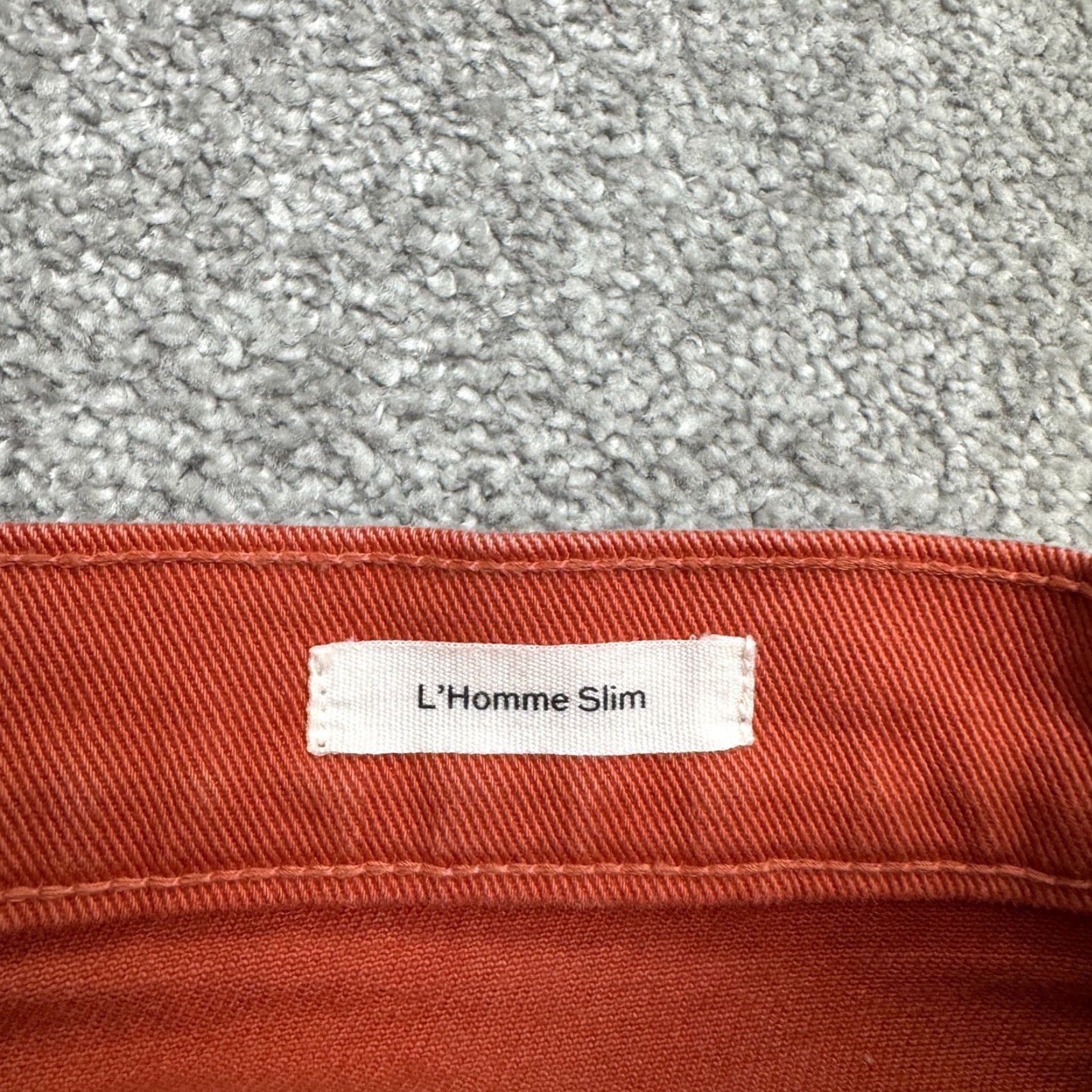 Frame Frame Jeans Men 32 Slim Denim Orange L'Homme FRAME Slim Fit Straight Leg with Stretch Size US 32 / EU 48 - 7 Thumbnail