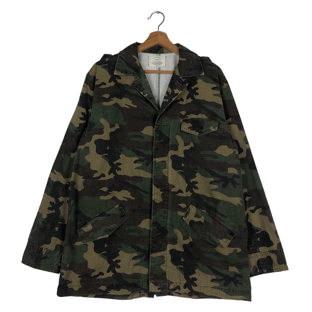 Hysteric Glamour 🔥Vintage Camo Button Jacket Ungrid Japan Made Size US M / EU 48-50 / 2 - 1 Thumbnail