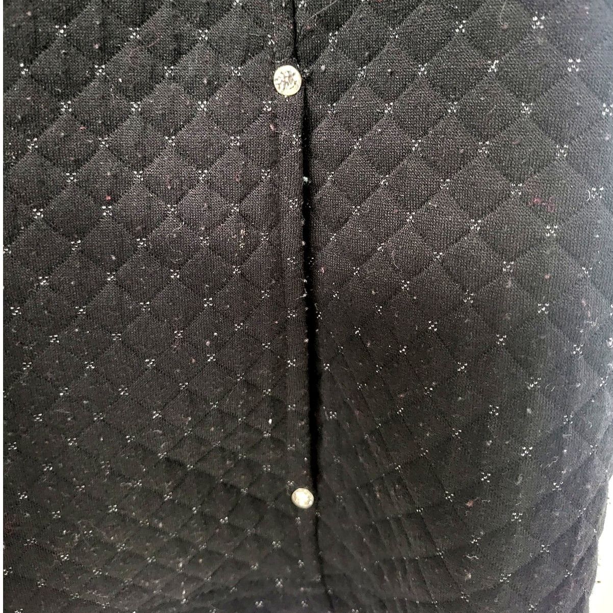 Other Allison Daley Black with Silver Sparkle Sleeveless Vest - XL Size XL / US 12-14 / IT 48-50 - 5 Thumbnail