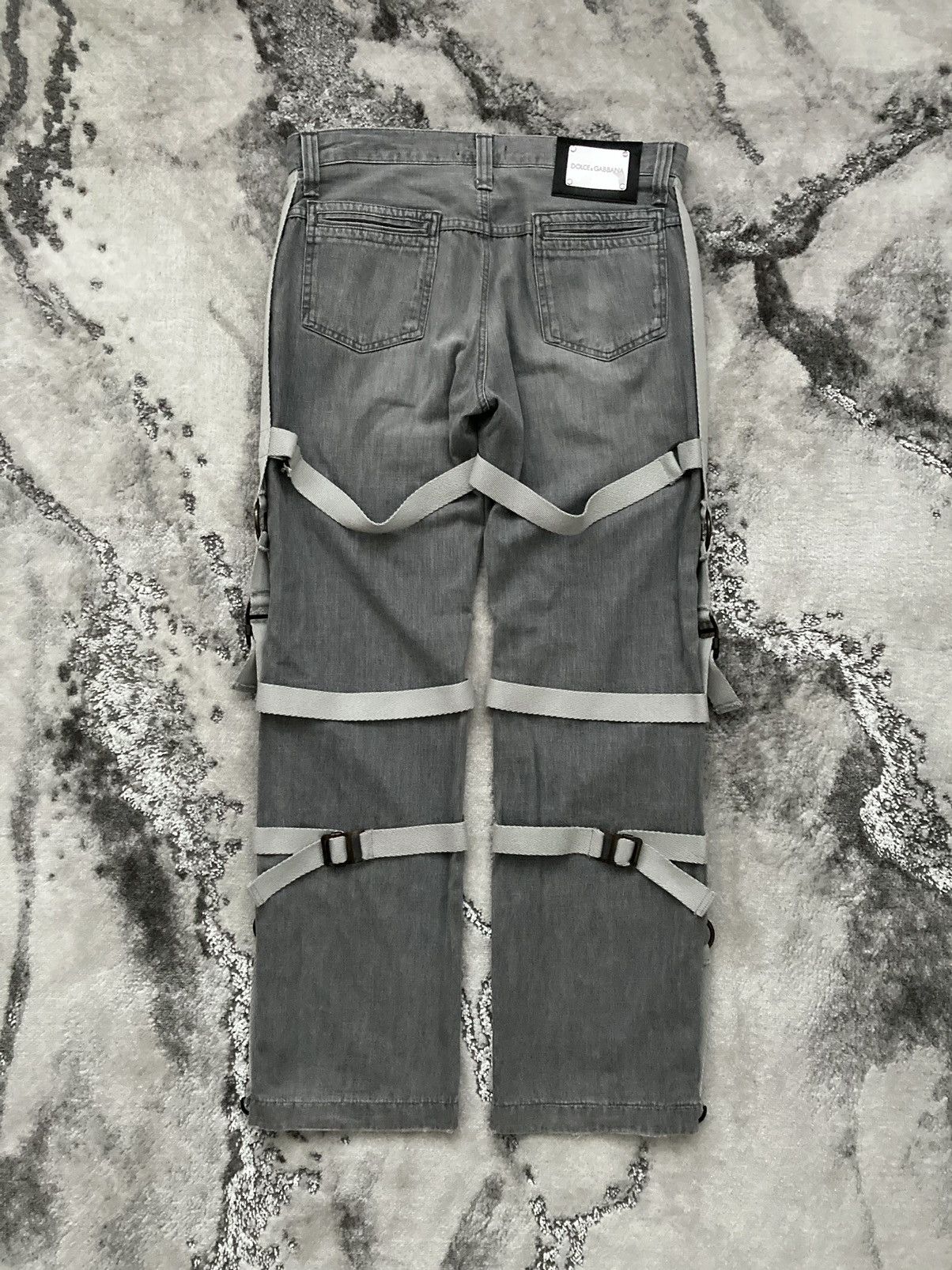 Dolce & Gabbana A/W 2003 Bondage Jeans Size US 32 / EU 48 - 8 Thumbnail