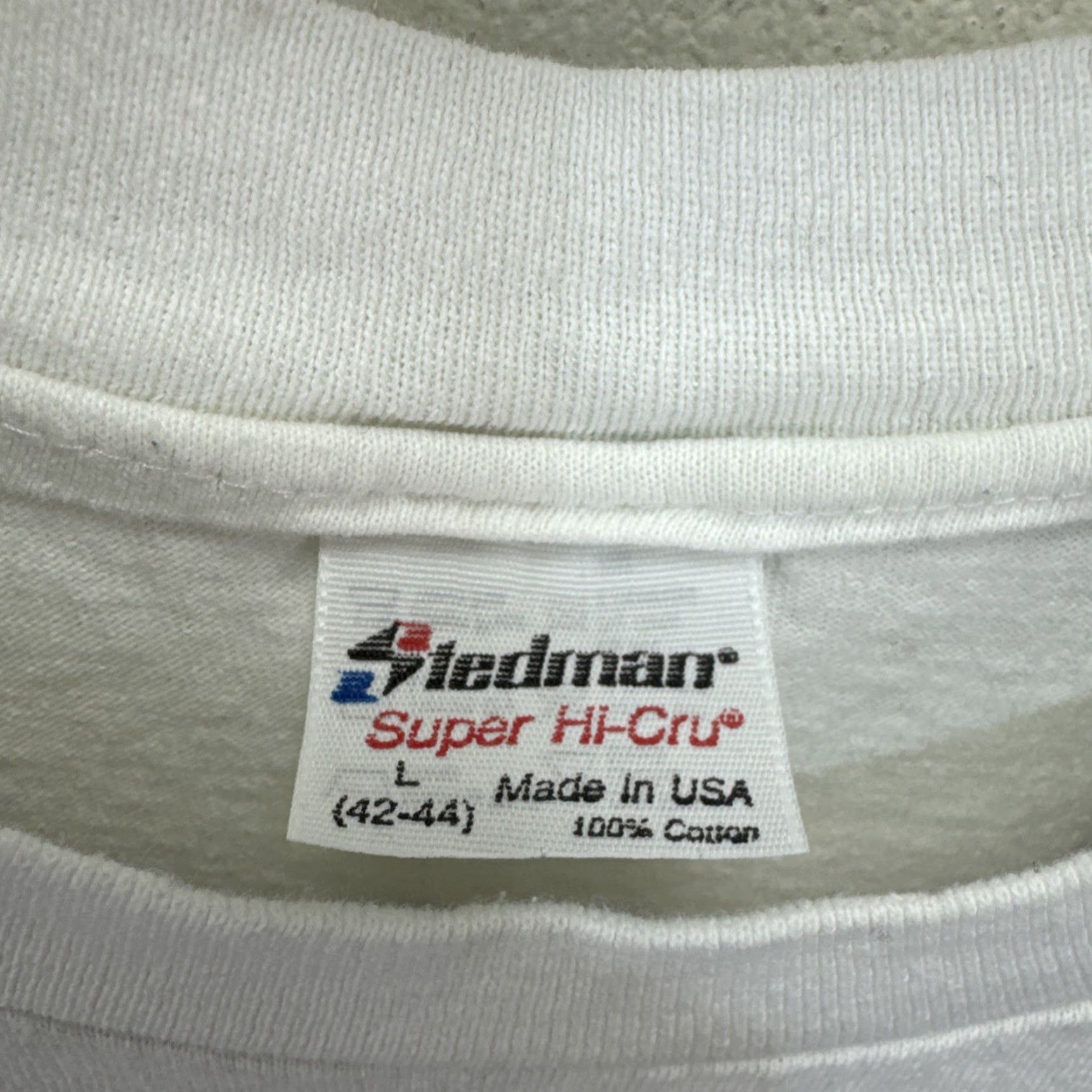 Vintage VINTAGE Cincinnati Reds World Champs T-Shirt Newspaper Headline Sweep Rijo Men White 1990s Graphic Tee M/L Short Sleeve Cotton Stedman Size US M / EU 48-50 / 2 - 3 Thumbnail