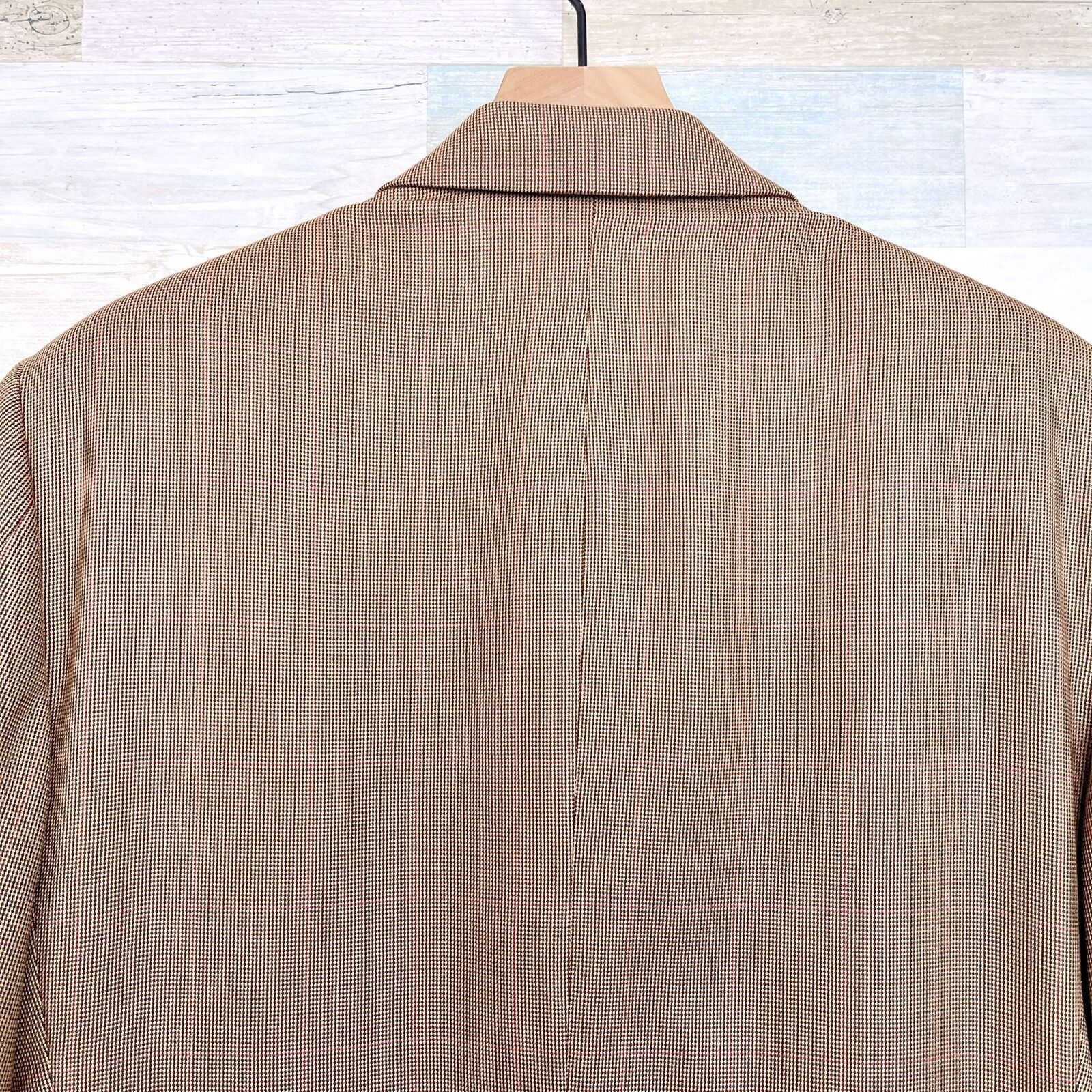 Brooks Brothers Brooks Brothers Wool Silk Sport Coat Brown 4 Size 40R - 6 Thumbnail
