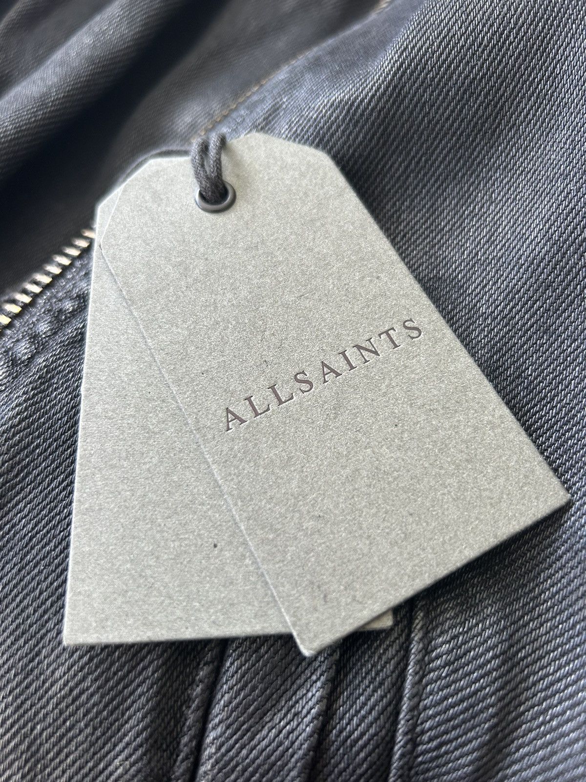 Allsaints New waxed coated cotton black Allsaints jacket Size S / US 4 / IT 40 - 12 Thumbnail