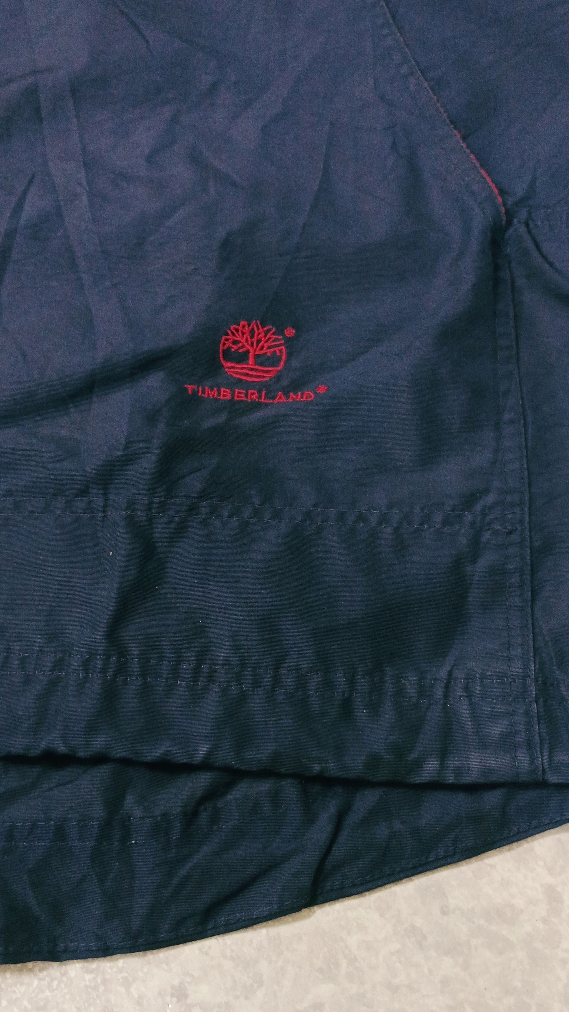 Timberland Vintage Timberland Distressed Oversized Anorak Windbreaker Size US L / EU 52-54 / 3 - 7 Thumbnail