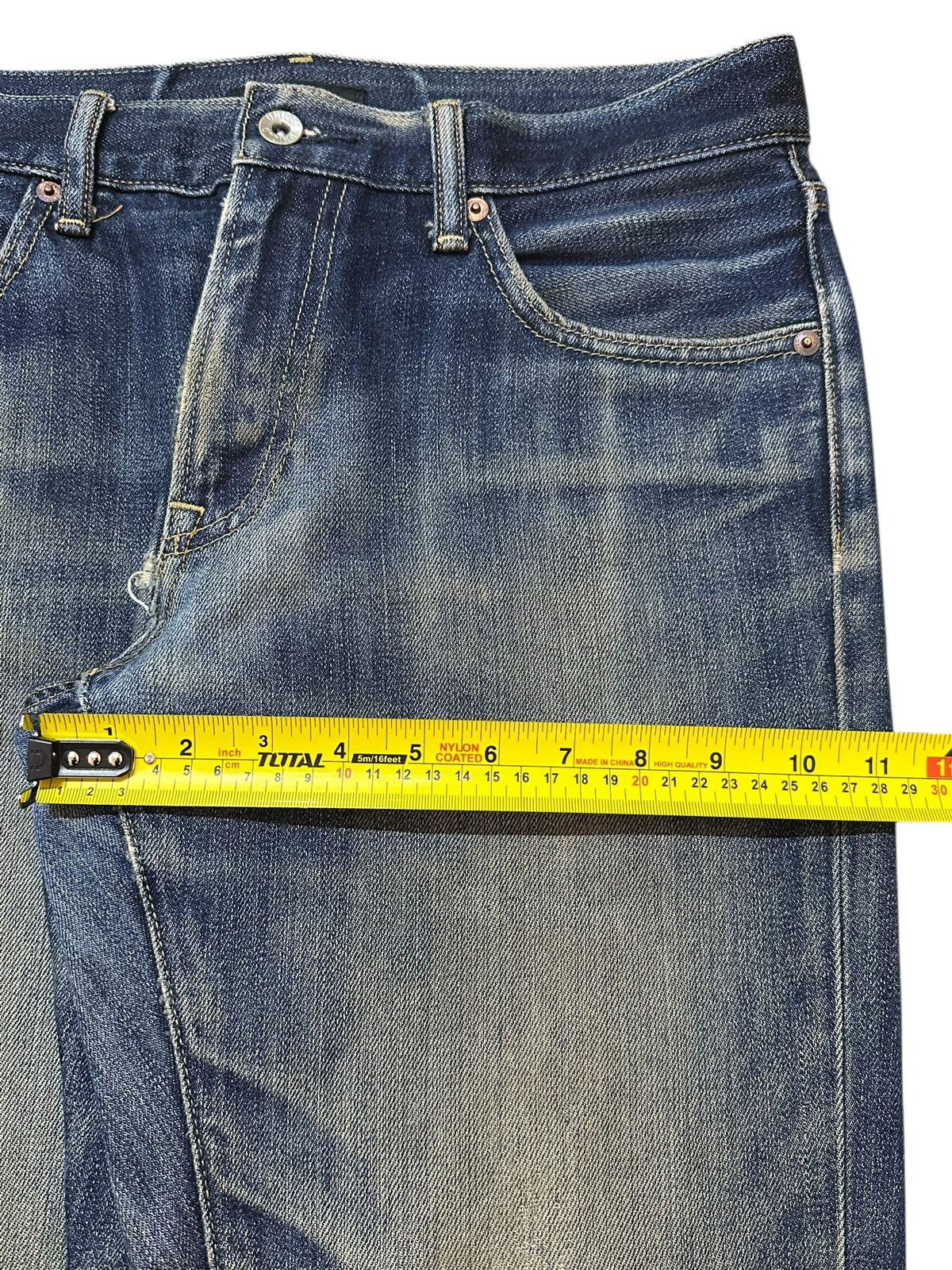 Uniqlo Vintage Japanese Uniqlo Mud Wash Faded Distress Style Jeans Size US 31 - 15 Thumbnail