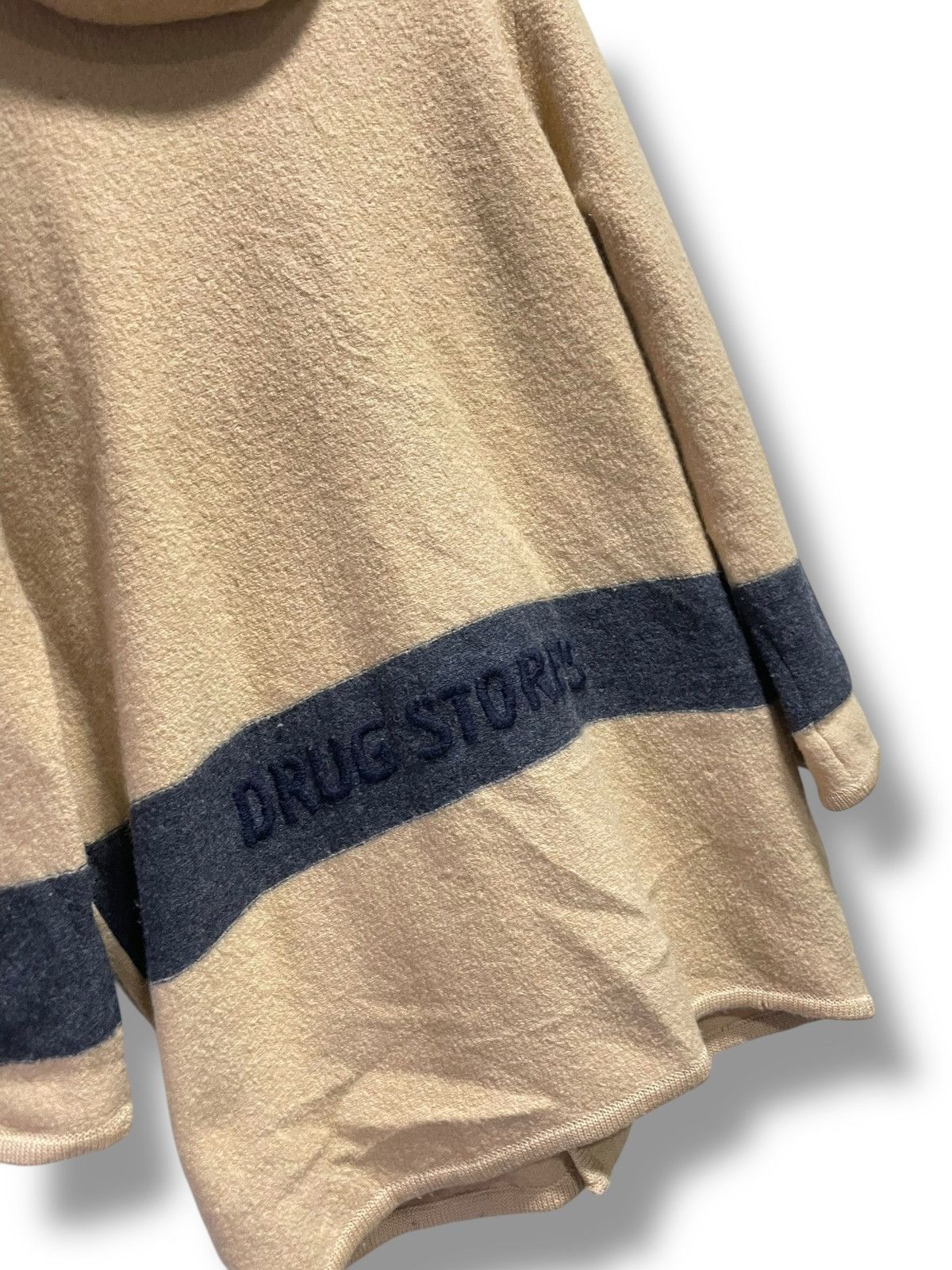 Japanese Brand × Vintage DRUGSTORE Brand Wool Long Coat (78) Size US M / EU 48-50 / 2 - 5 Thumbnail