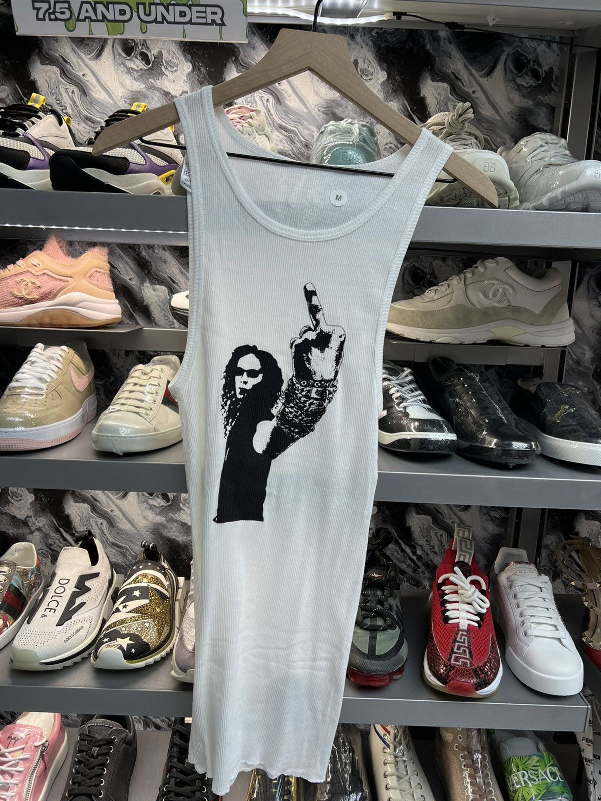 Chrome Hearts Chrome Hearts Richard Stark Middle Finger Tank Top Size M / US 6-8 / IT 42-44 - 1 Thumbnail