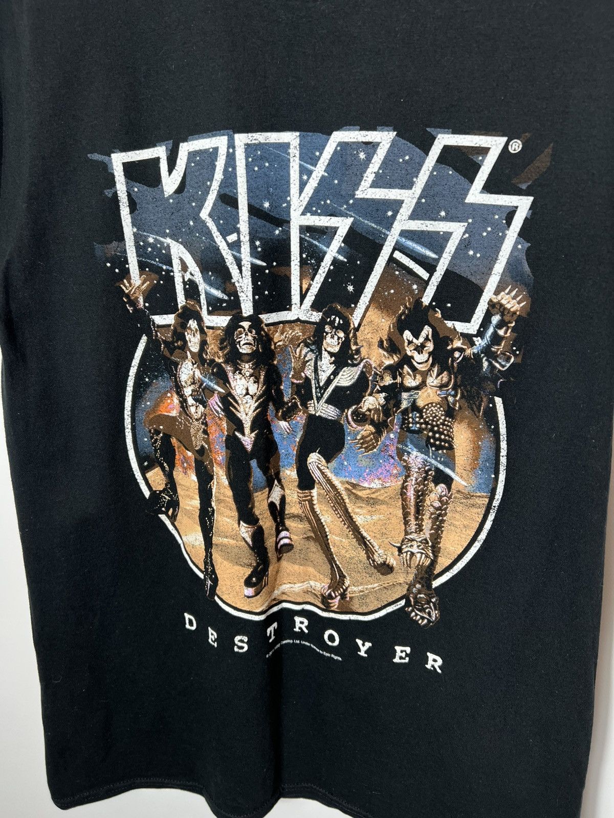KISS Vintage streetwear band rock tour Kiss Destroyer T-shirt Size US M / EU 48-50 / 2 - 2 Thumbnail