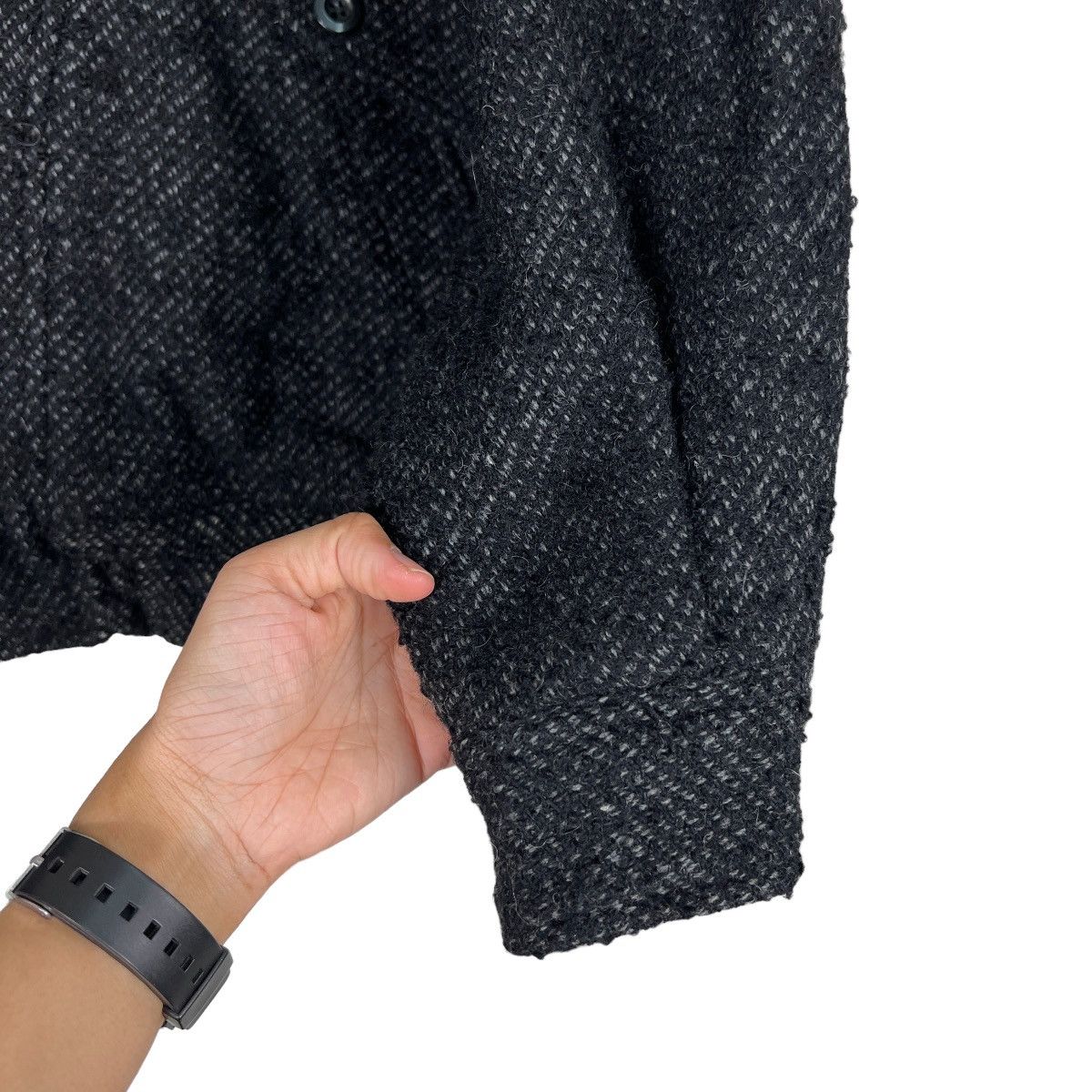 Issey Miyake 🔥 ISSEY MIYAKE DURBAN WOOL BOMBER JACKET Size US M / EU 48-50 / 2 - 14 Thumbnail