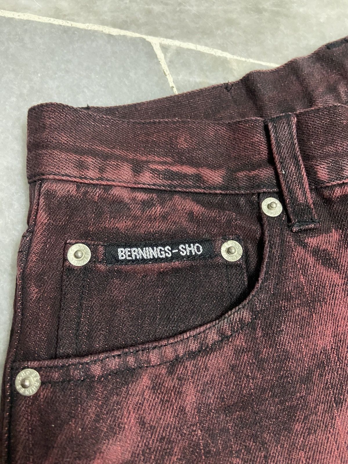 Japanese Brand BERNINGS SHO Punk Seditionaries Flare Distressed Jeans Size US 29 - 7 Thumbnail