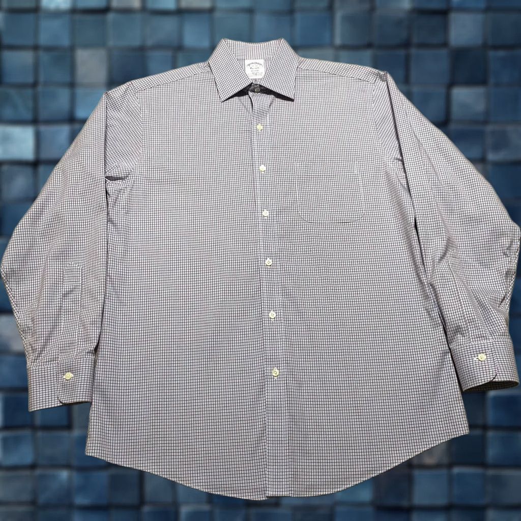 Brooks Brothers Brooks Brothers Shirt Multicolor Plaid Check Button Front Long Sleeve sz 15 Mens Size US M / EU 48-50 / 2 - 1 Thumbnail