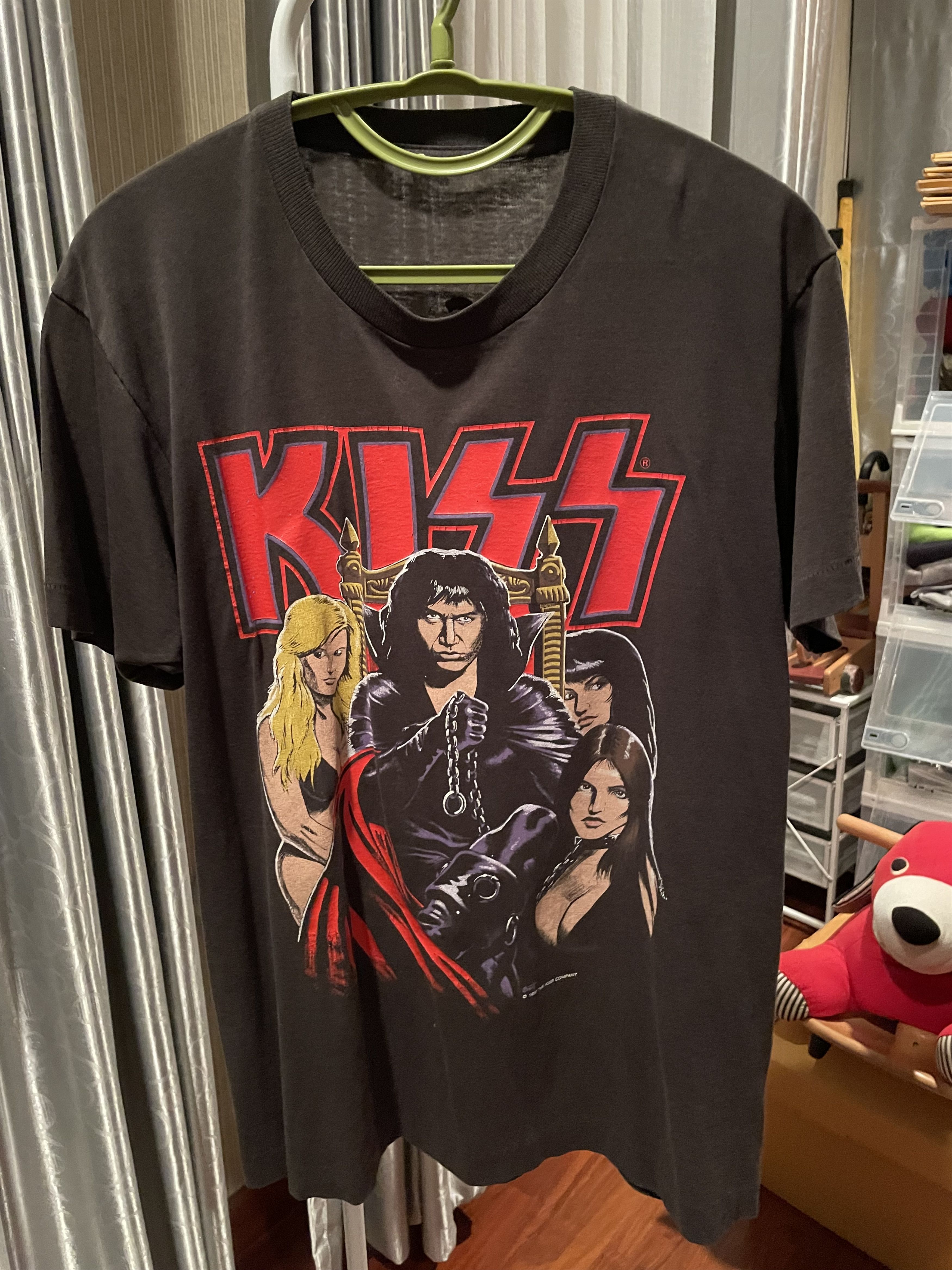 Vintage Kiss Dirty 1987 T Shirt Size US M / EU 48-50 / 2 - 1 Thumbnail