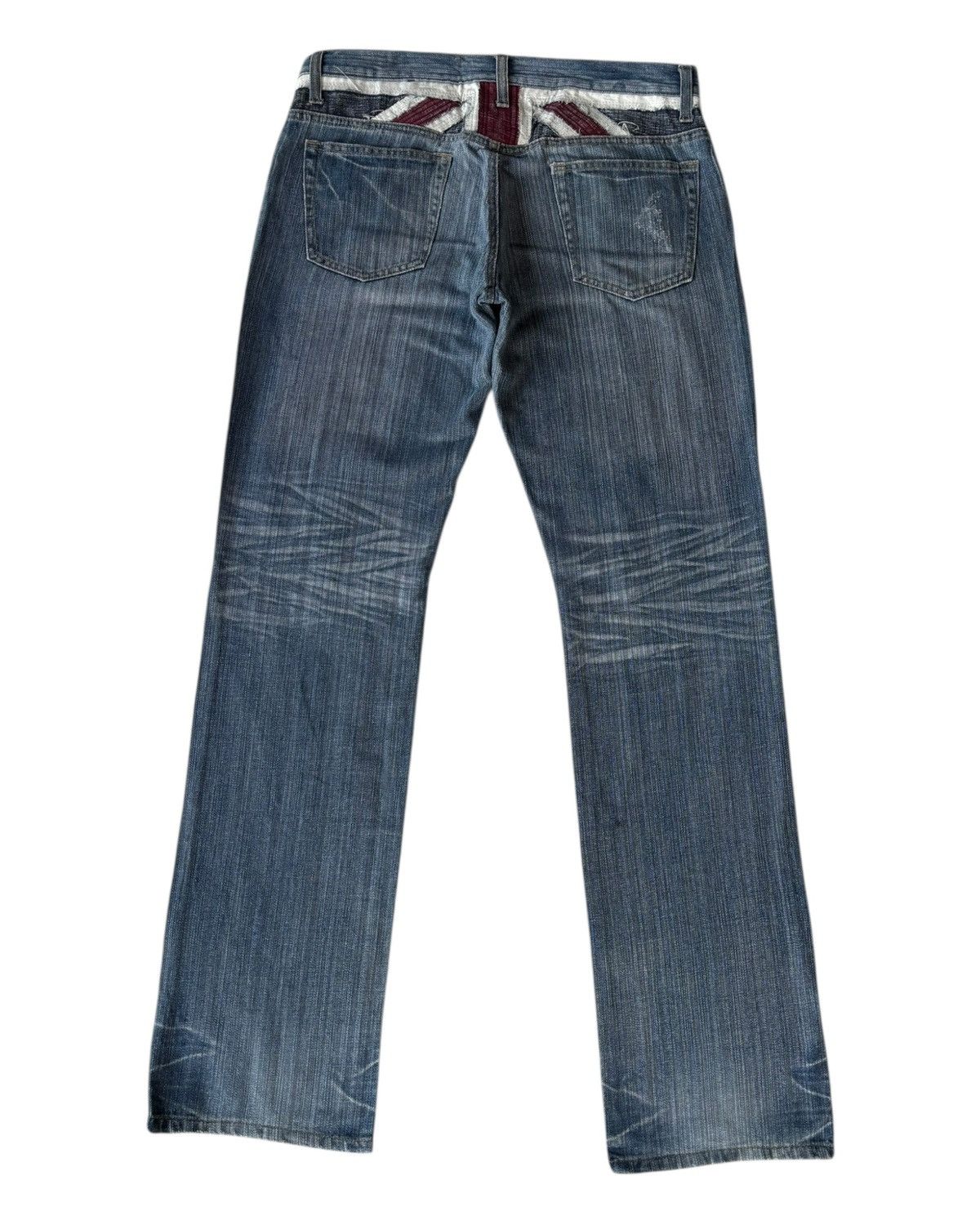 Hysteric Glamour × Le Grande Bleu (L.G.B.) × Undercover Vintage Semantic Design Patchwork Distressed Denim Jean Size US 33 - 10 Thumbnail