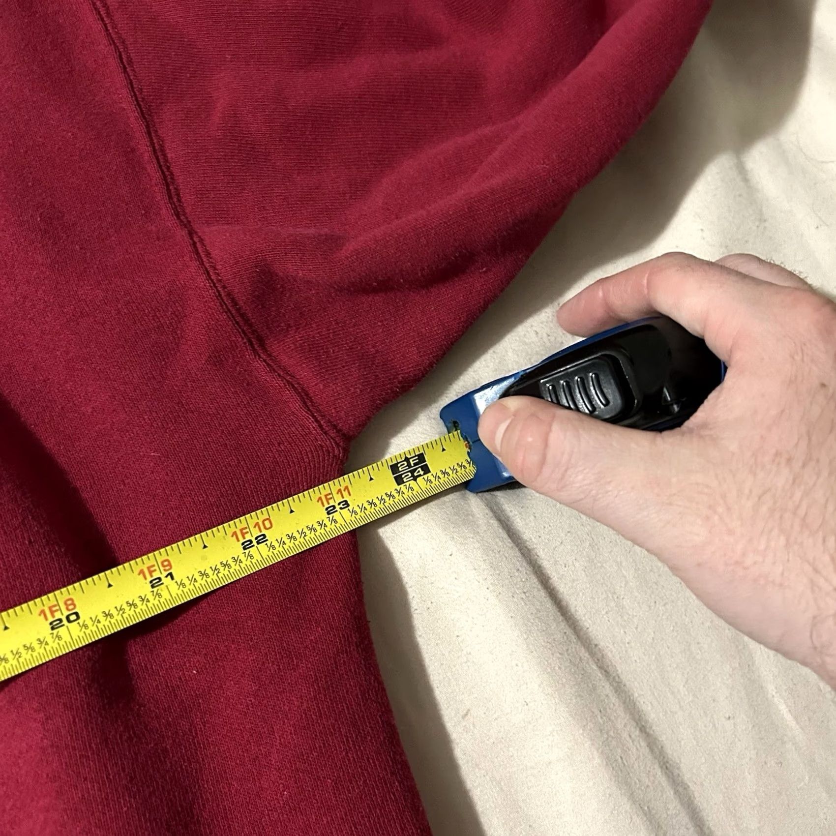Vintage VINTAGE Boss Wear Sweatshirt 90s Red XL Pullover Men Man Size XL Size US XL / EU 56 / 4 - 4 Thumbnail