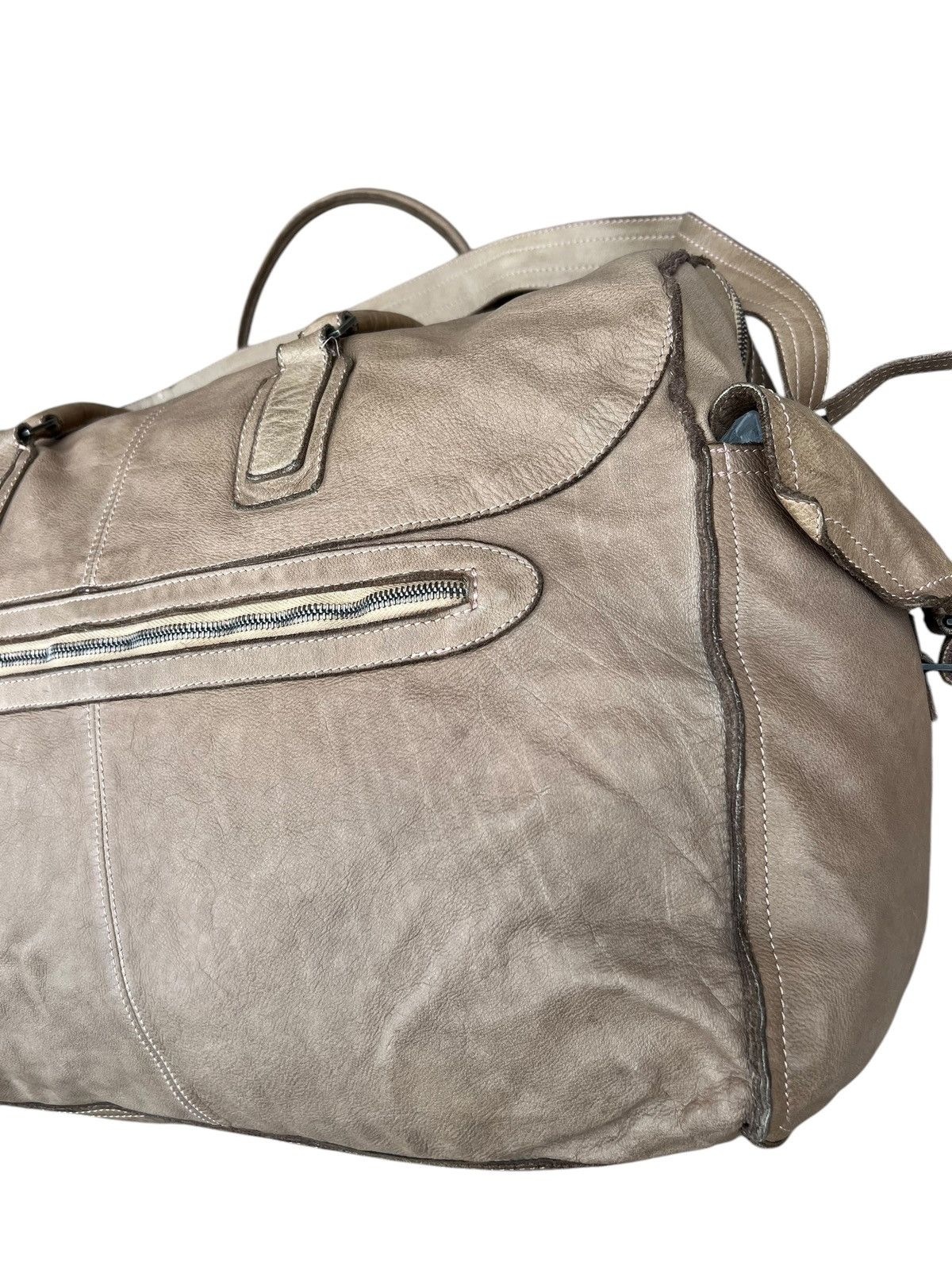 Leather Sissi Rossi Patina Leather 2 Way Travel Bag Size ONE SIZE - 9 Thumbnail
