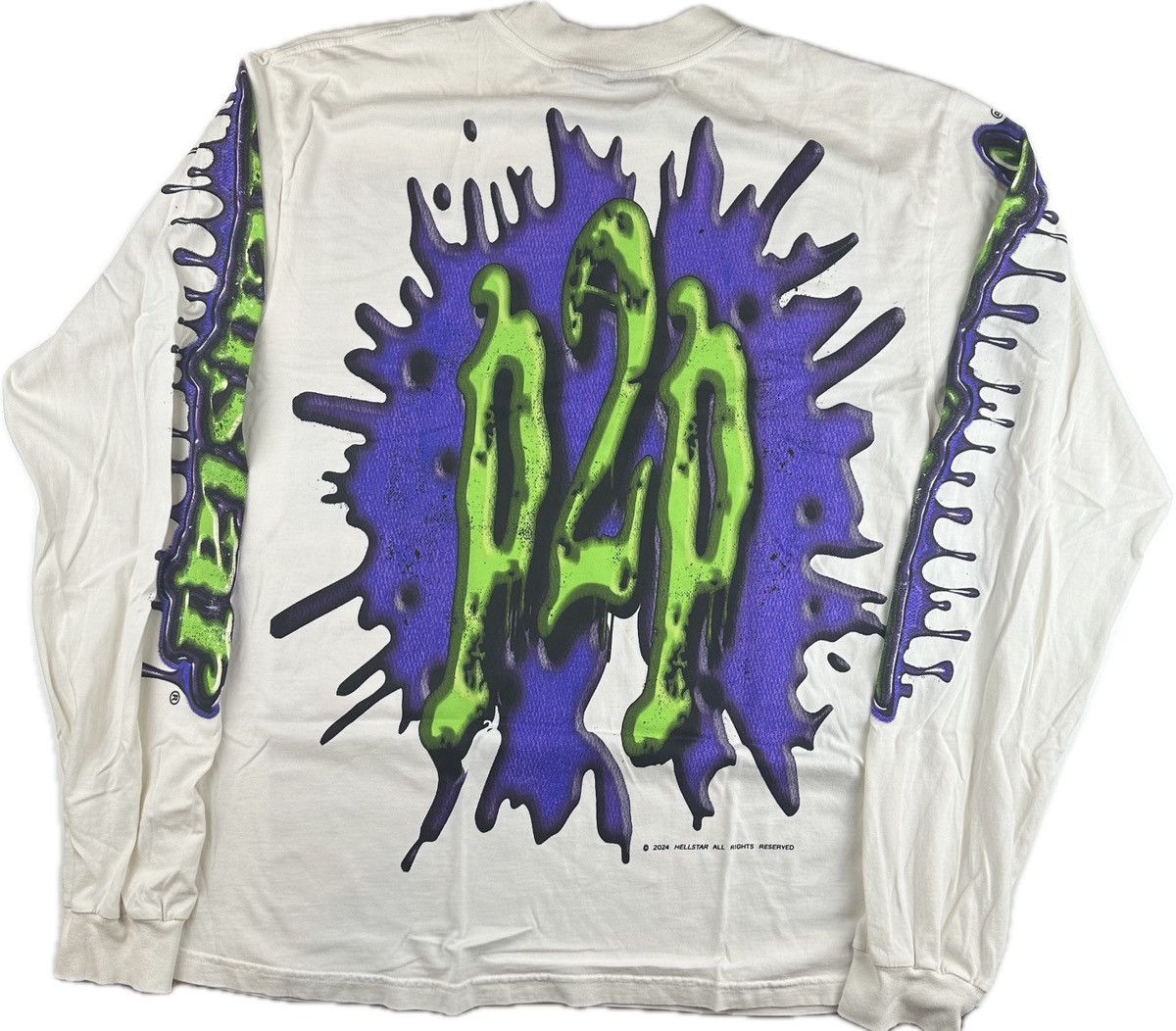 HELLSTAR Hellstar Horror Book Long Sleeve T-shirt Size US M / EU 48-50 / 2 - 3 Thumbnail