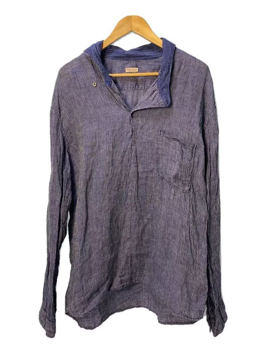 Kapital Striped Bamboo Linen Button Up Shirt Size US L / EU 52-54 / 3 - 1 Thumbnail