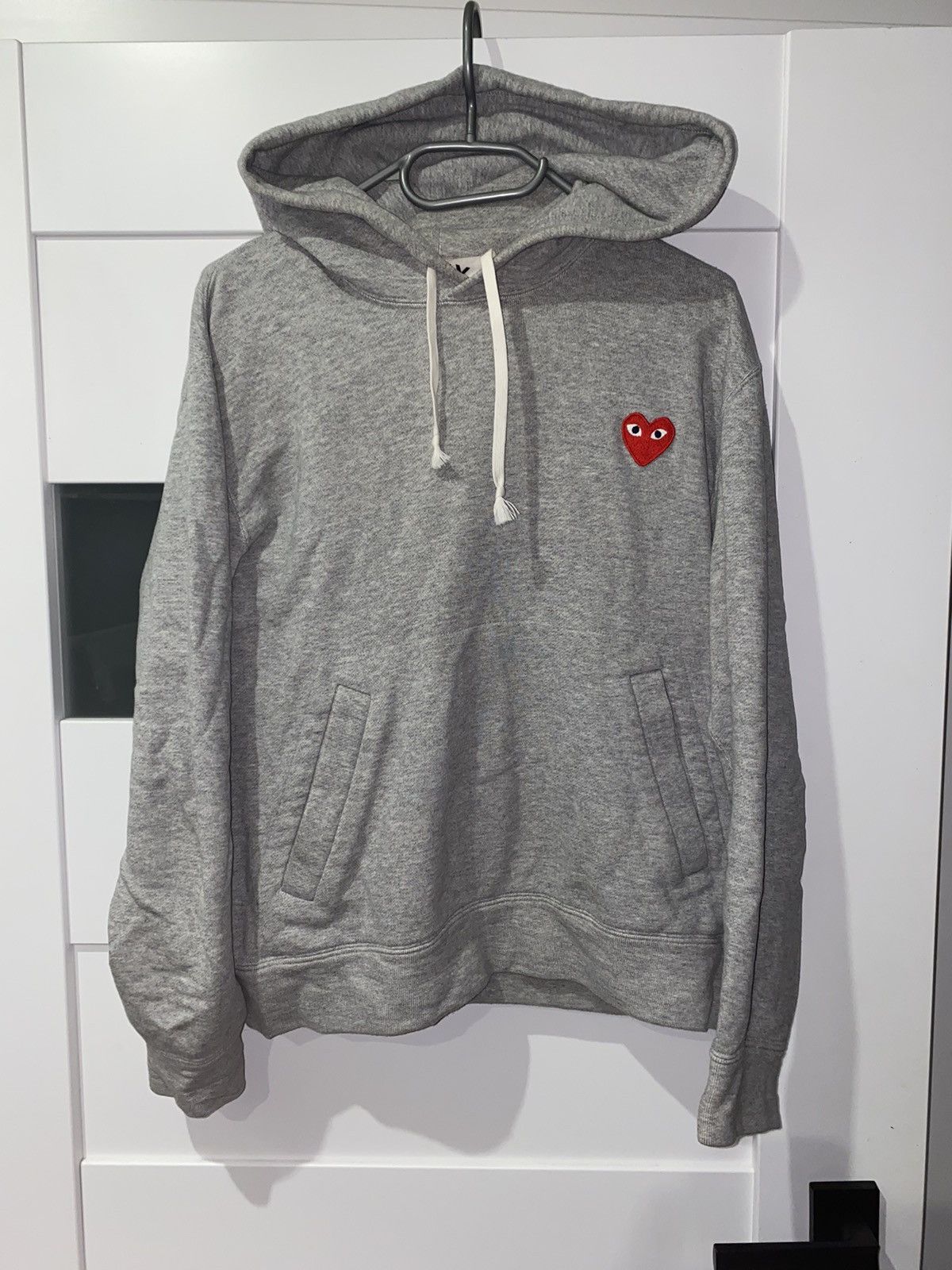 Red cdg fashion hoodie