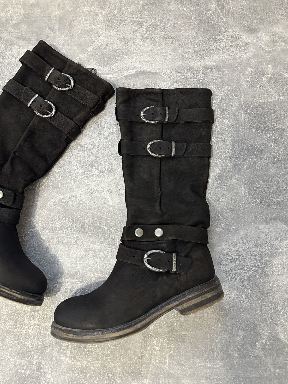 Vintage Vintage high boxer boots moto biker shoes core Size US 8 / IT 38 - 6 Thumbnail