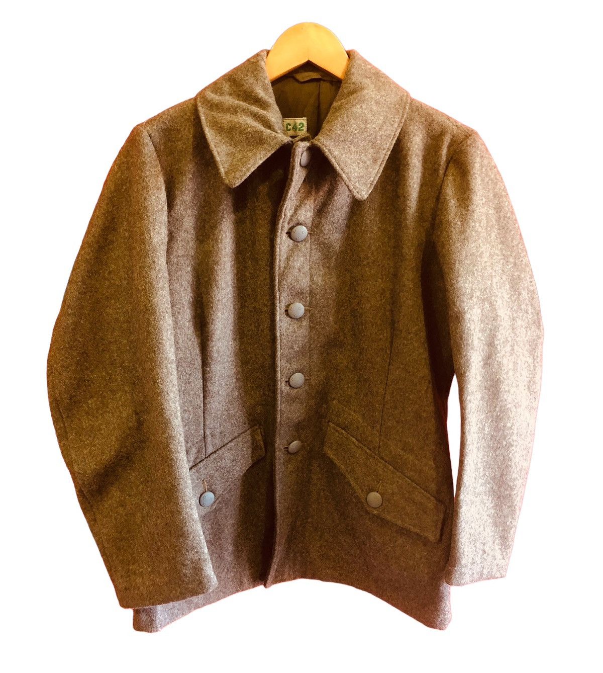Vintage Vintage 70’s Military C42 Wool Jacket Size US M / EU 48-50 / 2 - 1 Thumbnail