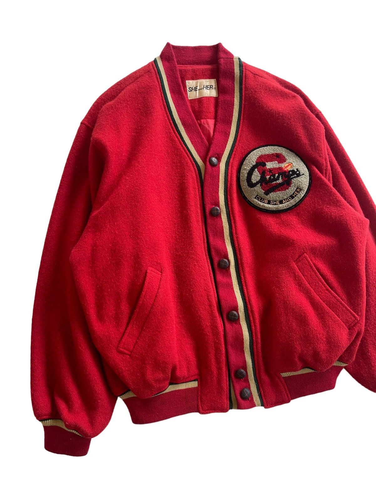Vintage VINTAGE 90s WOOL VARSITY JACKET Size US XL / EU 56 / 4 - 6 Thumbnail