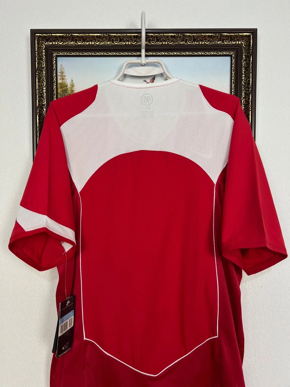 Nike Turkey Home football shirt 2004 Soccer Jersey Red Trikot Size US M / EU 48-50 / 2 - 8 Thumbnail