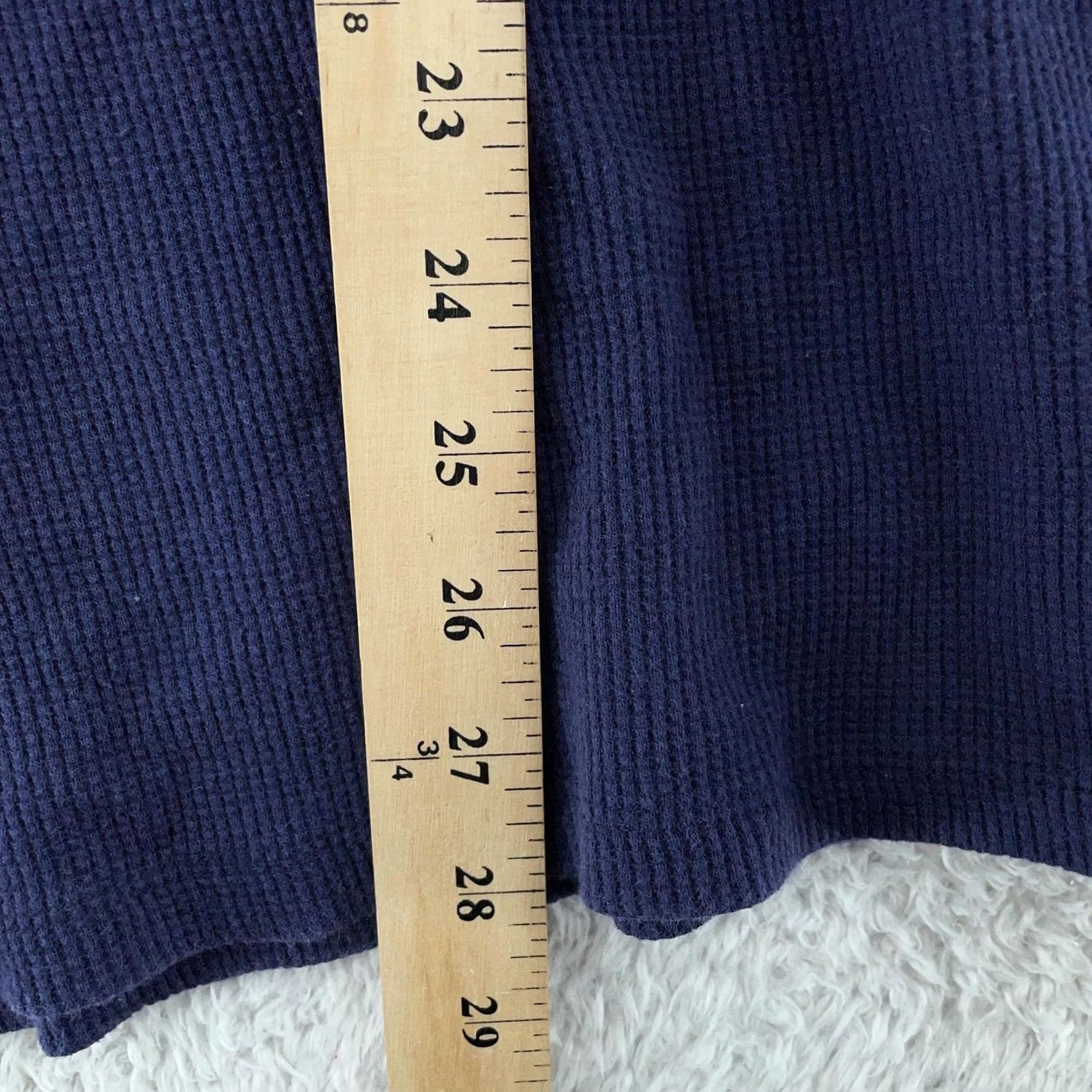 Vintage Roaman's Sweater Womens 4X Plus Navy Cowl Neck Ribbed Knit 3/4 Sleeve Pullover Knit Wool? Size XXL / US 16-18 / IT 52-54 - 5 Thumbnail